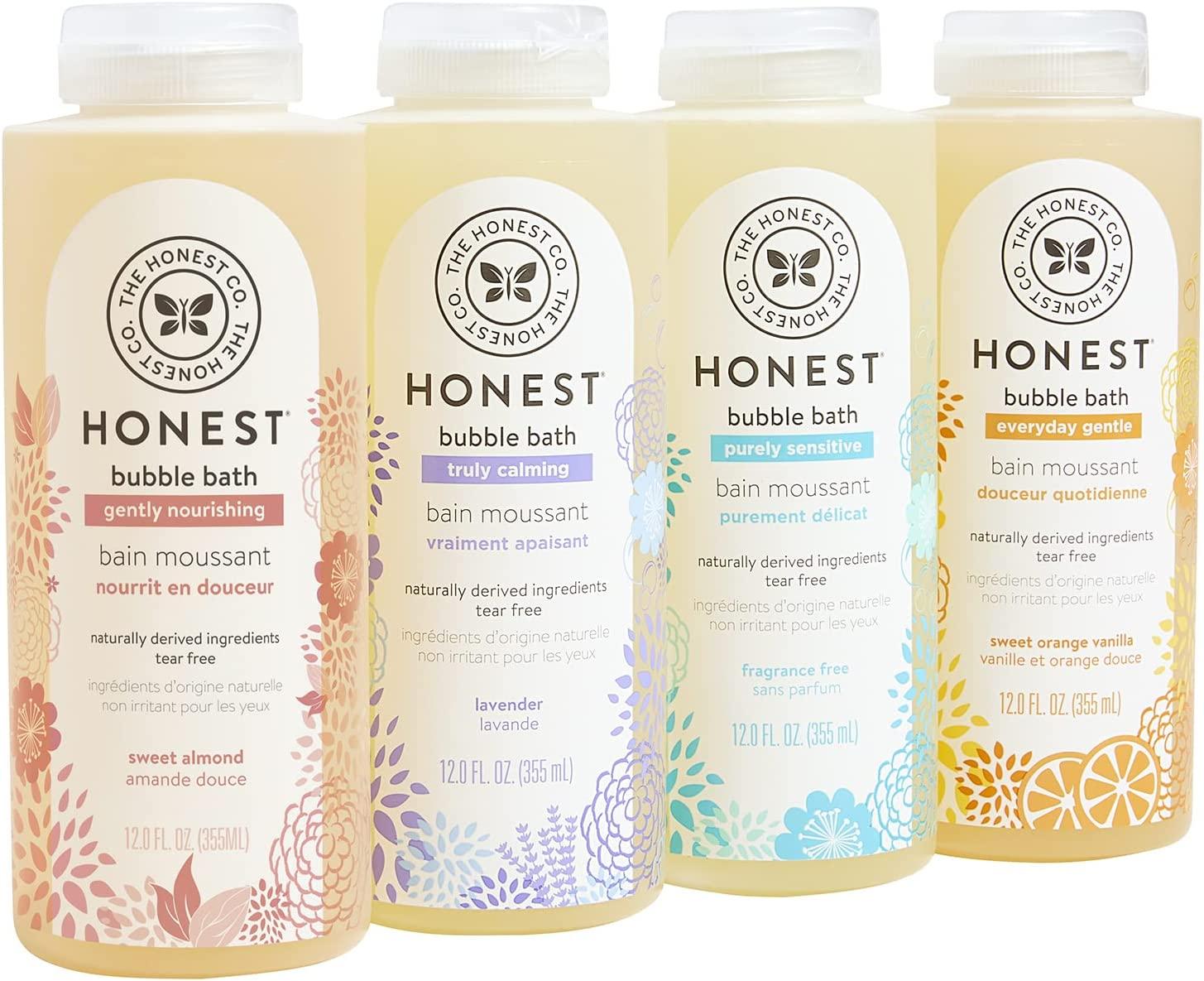 The Honest Company Sensitive Bubble Bath Fragrance Free 12.0 Fl Oz