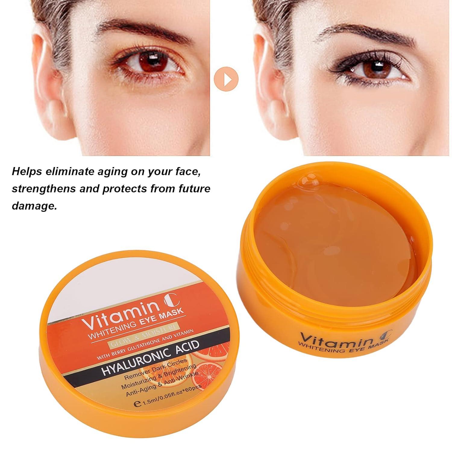 glutathione and liver damage Moisturizing Eye Care Pads with Vitamin C - Brighten Dark Circles Reduce  Wrinkles & Sooth Swollen Eyes for Women | Buy Now with Express  International Delivery