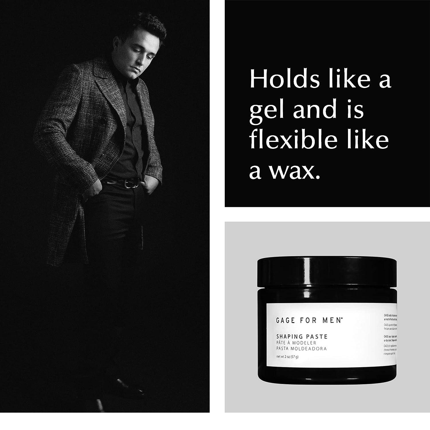 Gage Shaping Hair Paste for Men 2 Fl Oz Hair Molding Styling Gel