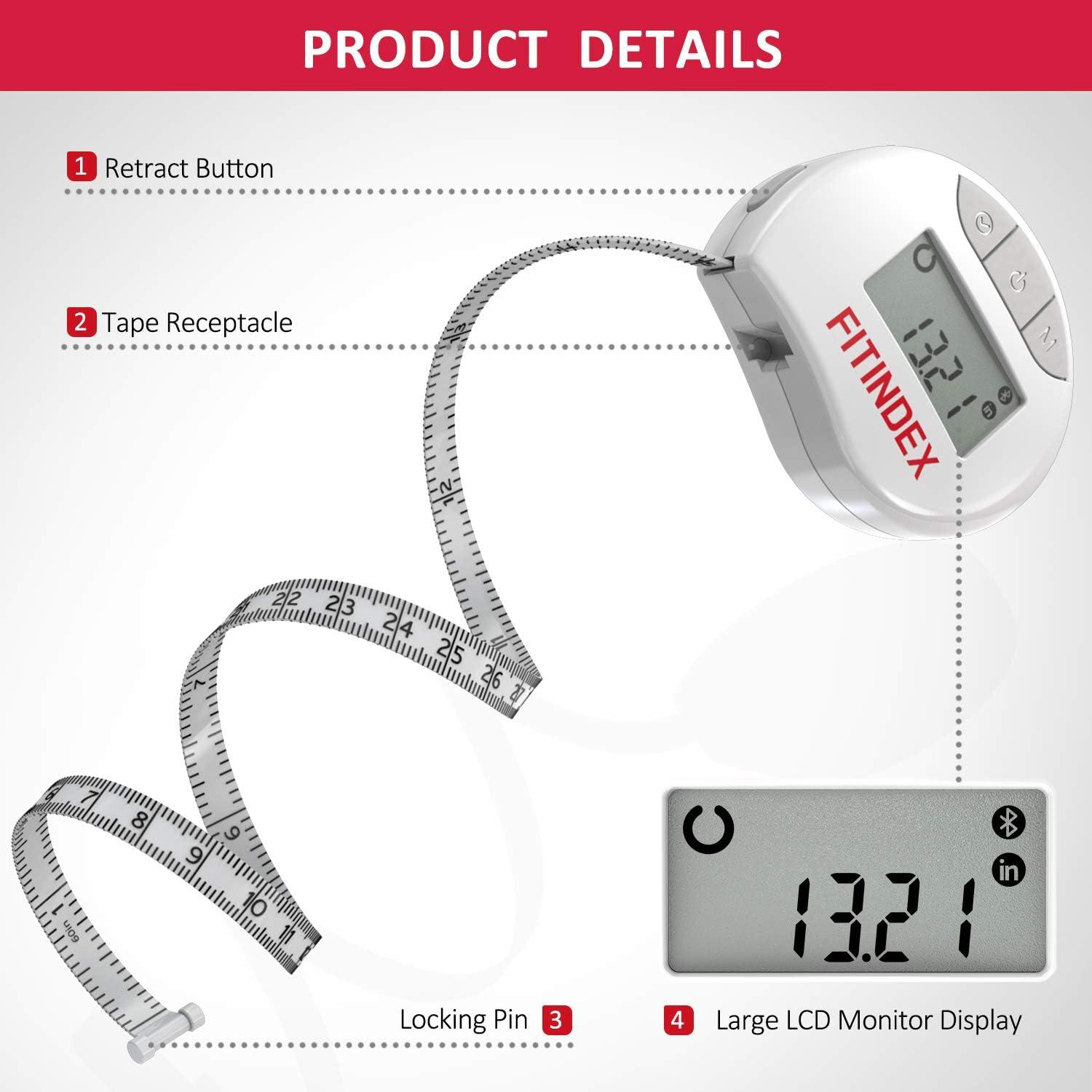 Measuring Tape for Body, Purenext Smart Body Tape Measure with LED Dis –  BABACLICK