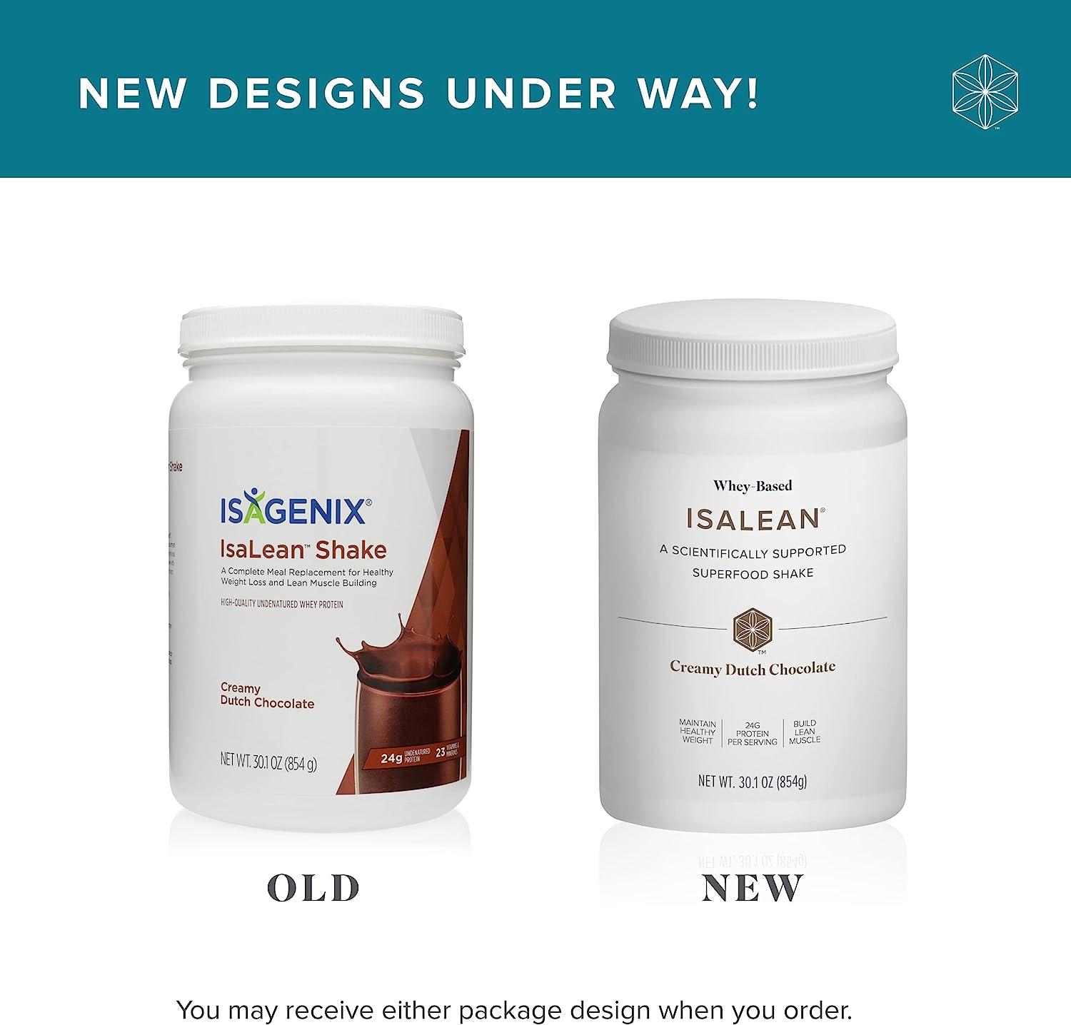 Isagenix IsaLean Shake Superfood Meal Replacement Mix for Weight