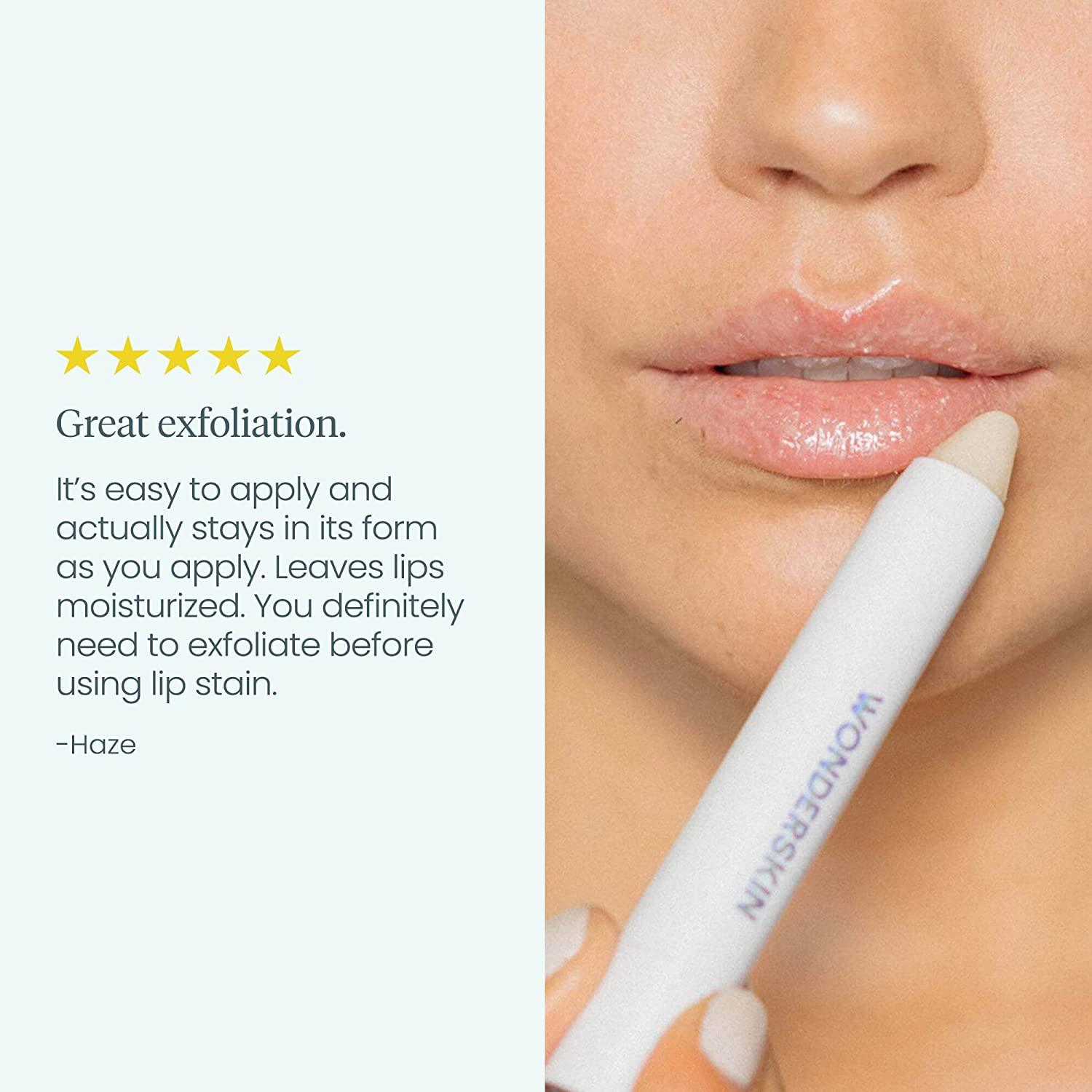 Wonderskin 3in1 Lip Scrub Lip Care Product for Soft Nourished Flake