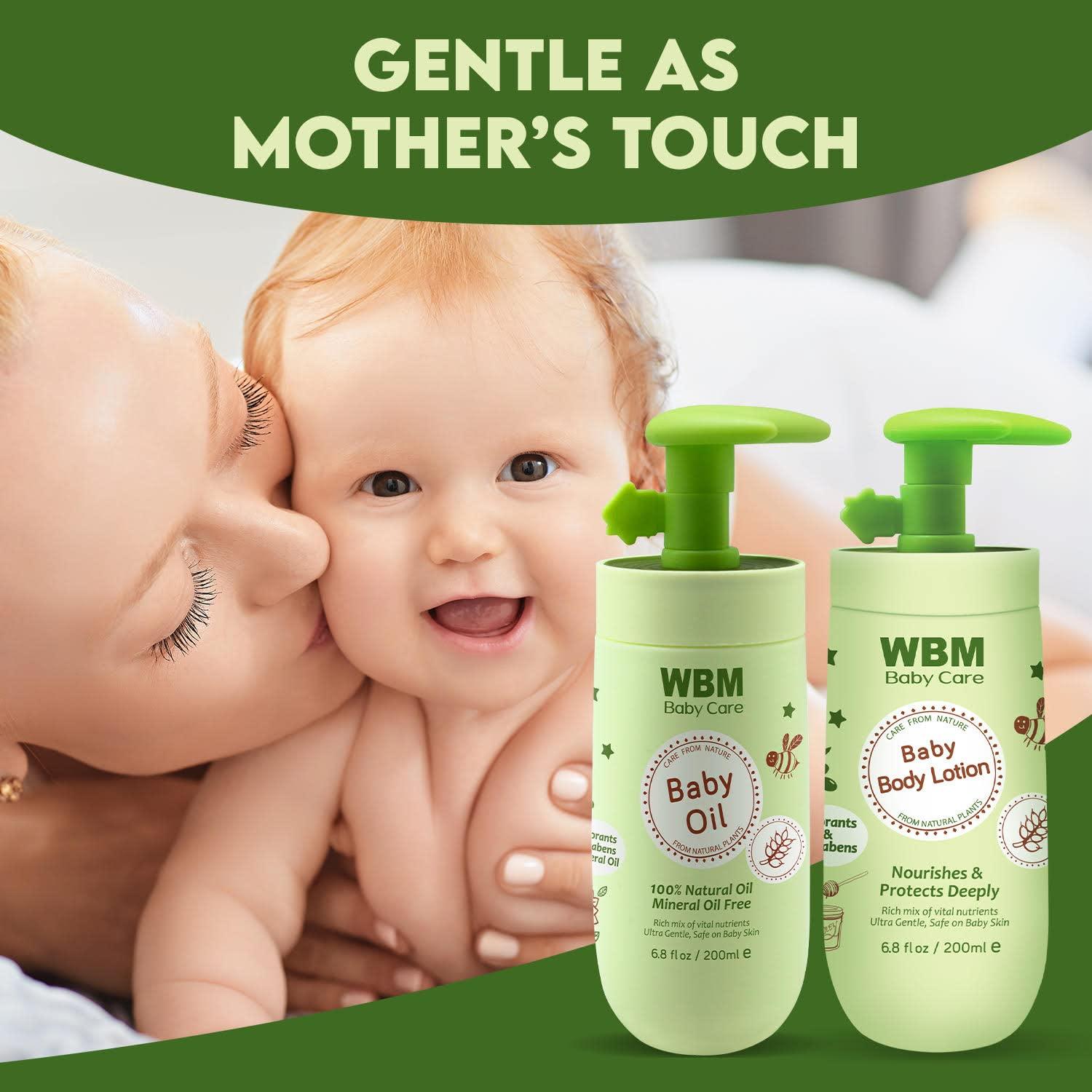 Buy WBM Baby Oil Lotion Set 100% Natural Newborn Skin Care