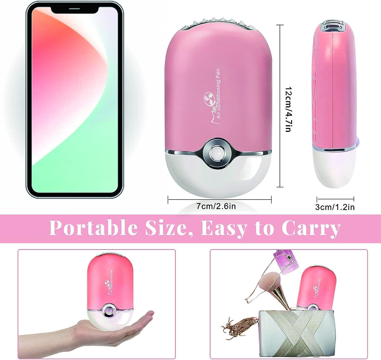 Mini Ventilatore USB Ricaricabile Mismxc – Asciuga Ciglia, Silenzioso, 3 Velocità – Per Extension Ciglia - 3