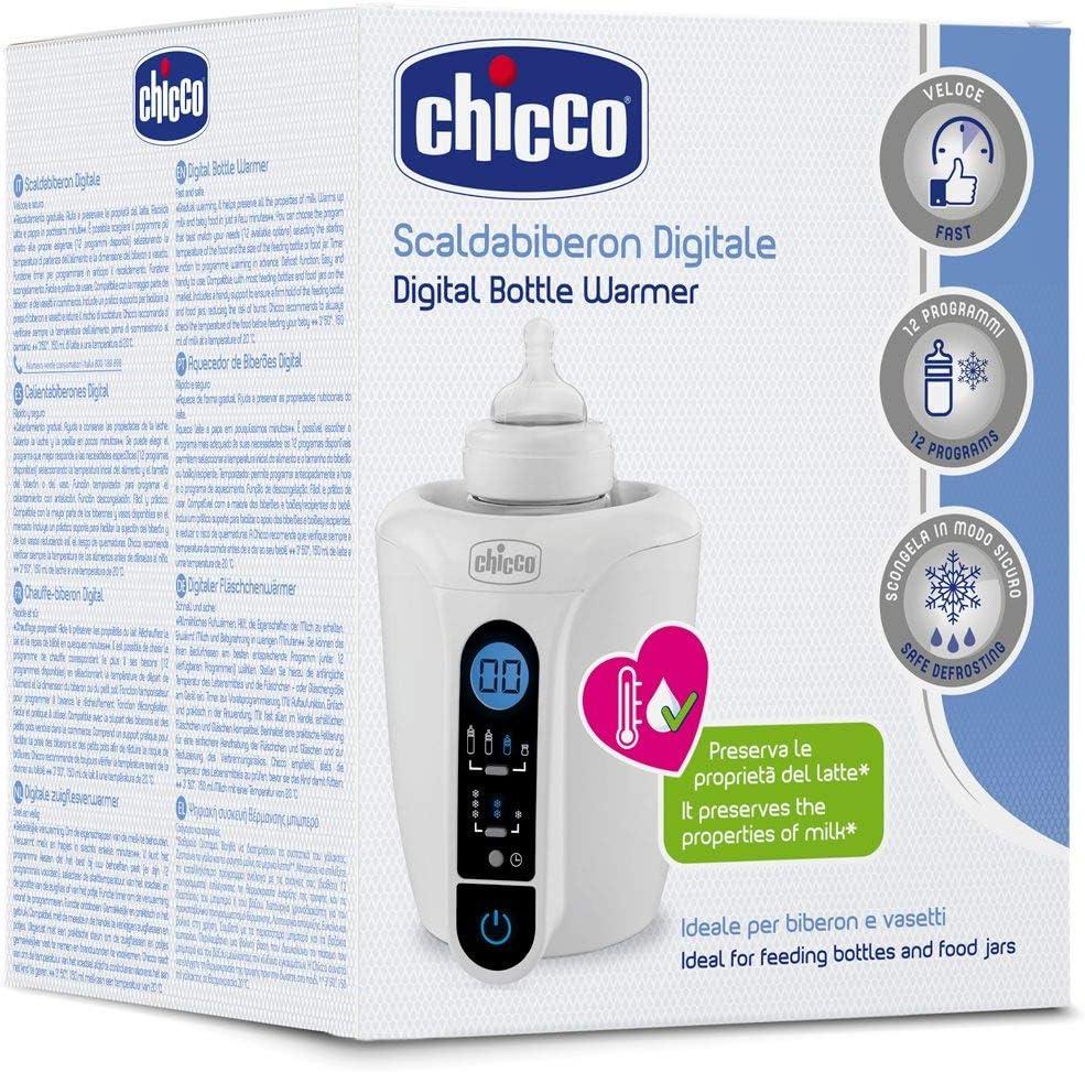 Chicco Digital Bottle Warmer Fast and Efficient Heating for Baby Bottles