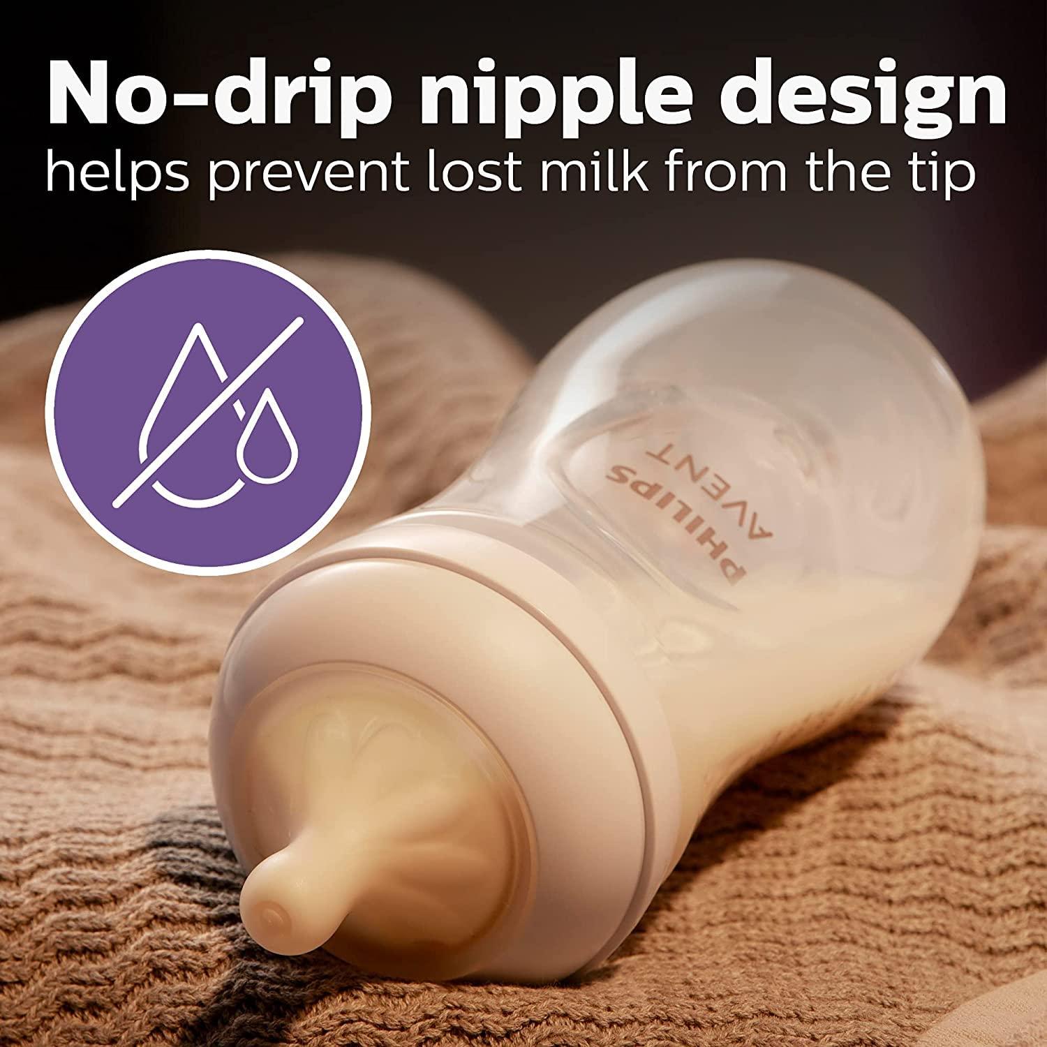 Avent Natural Newborn Flow Nipples, 0m+ 2 Pack