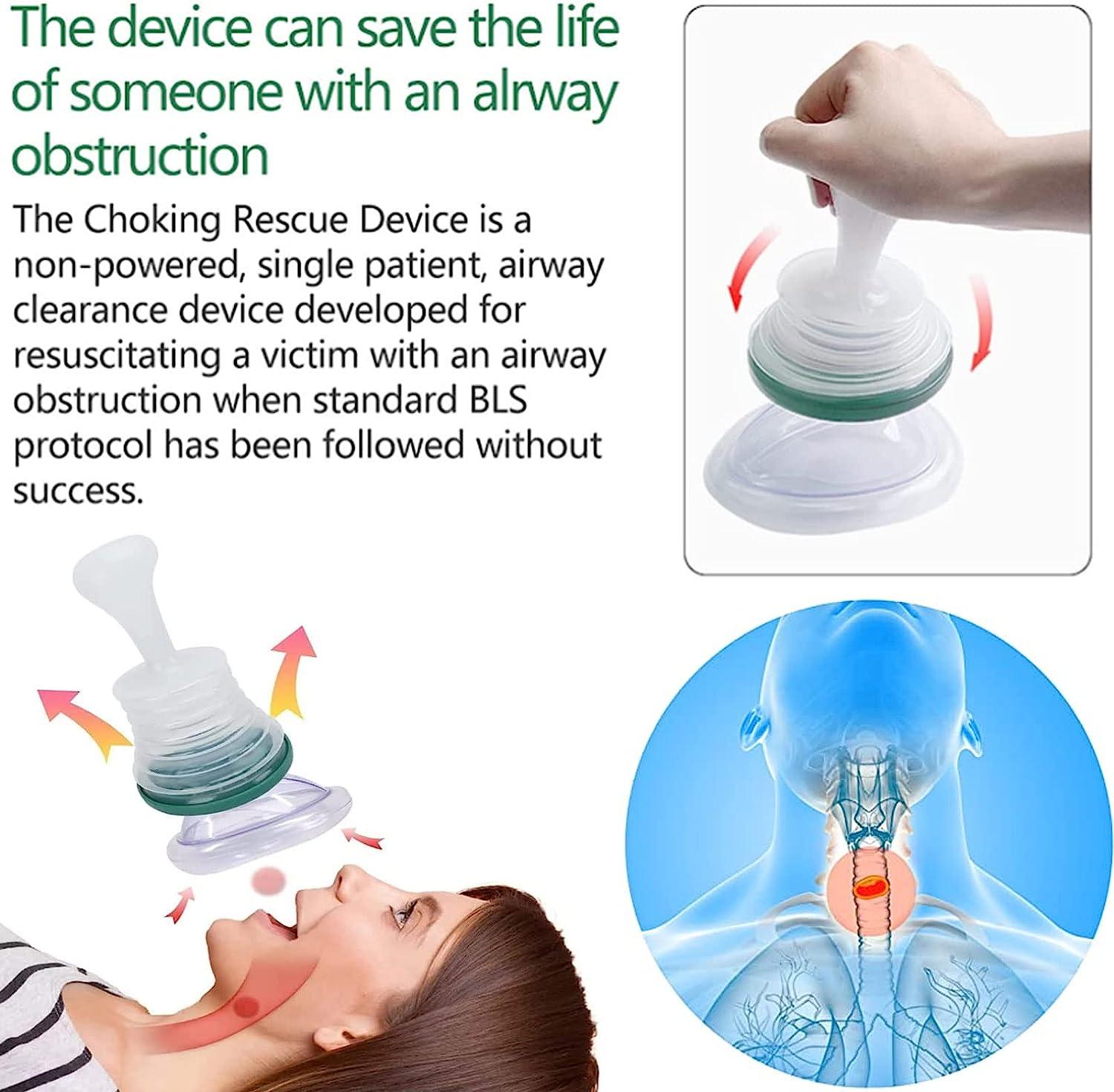 Portable Choking Rescue Device First Aid Tool for Adults & Children