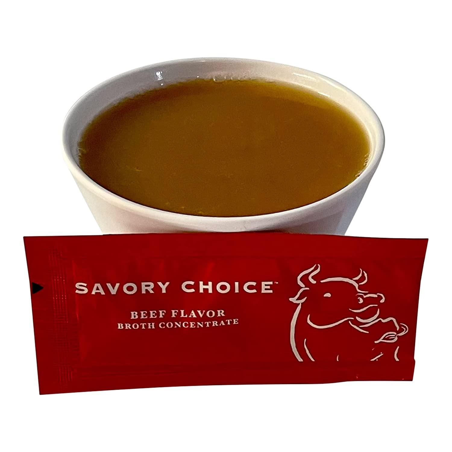 Savory Choice Reduced Sodium Broth Variety Pack 8 Each Beef, Chicken