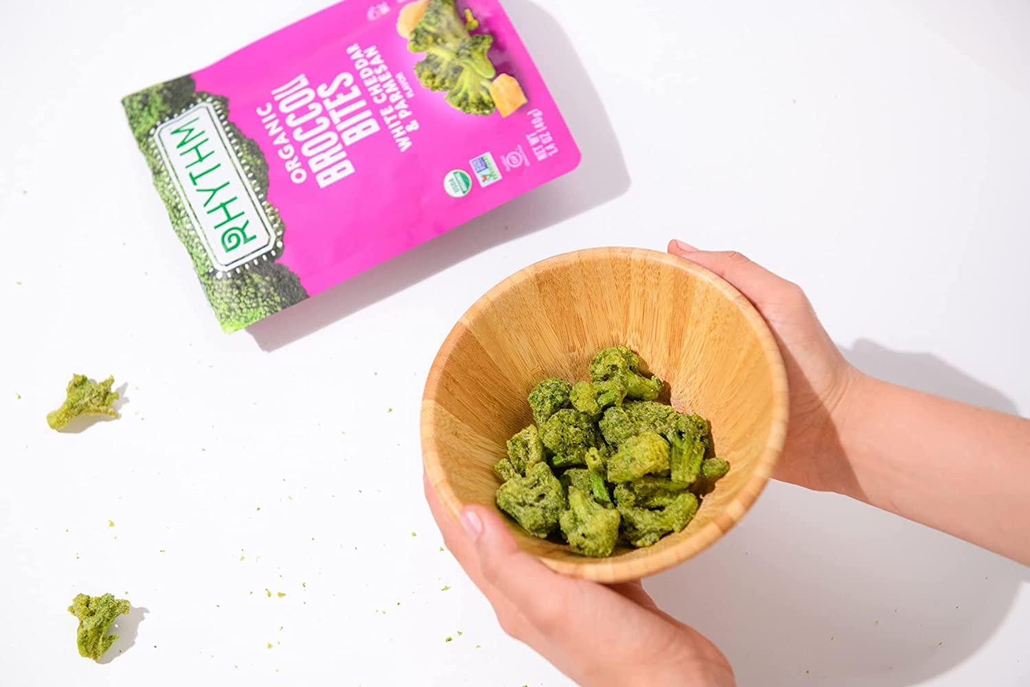 Rhythm Superfoods Crunchy Broccoli Bites White Cheddar & Parmesan