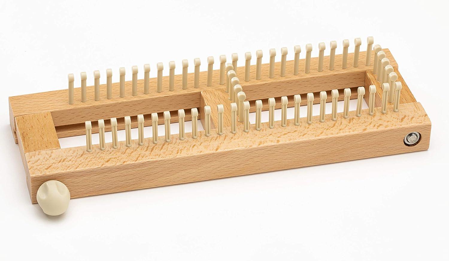 Authentic Knitting Board - Check out Pin Loom Weaving VIDEO on Flexee Loom  + 15% Off Flexee Looms!