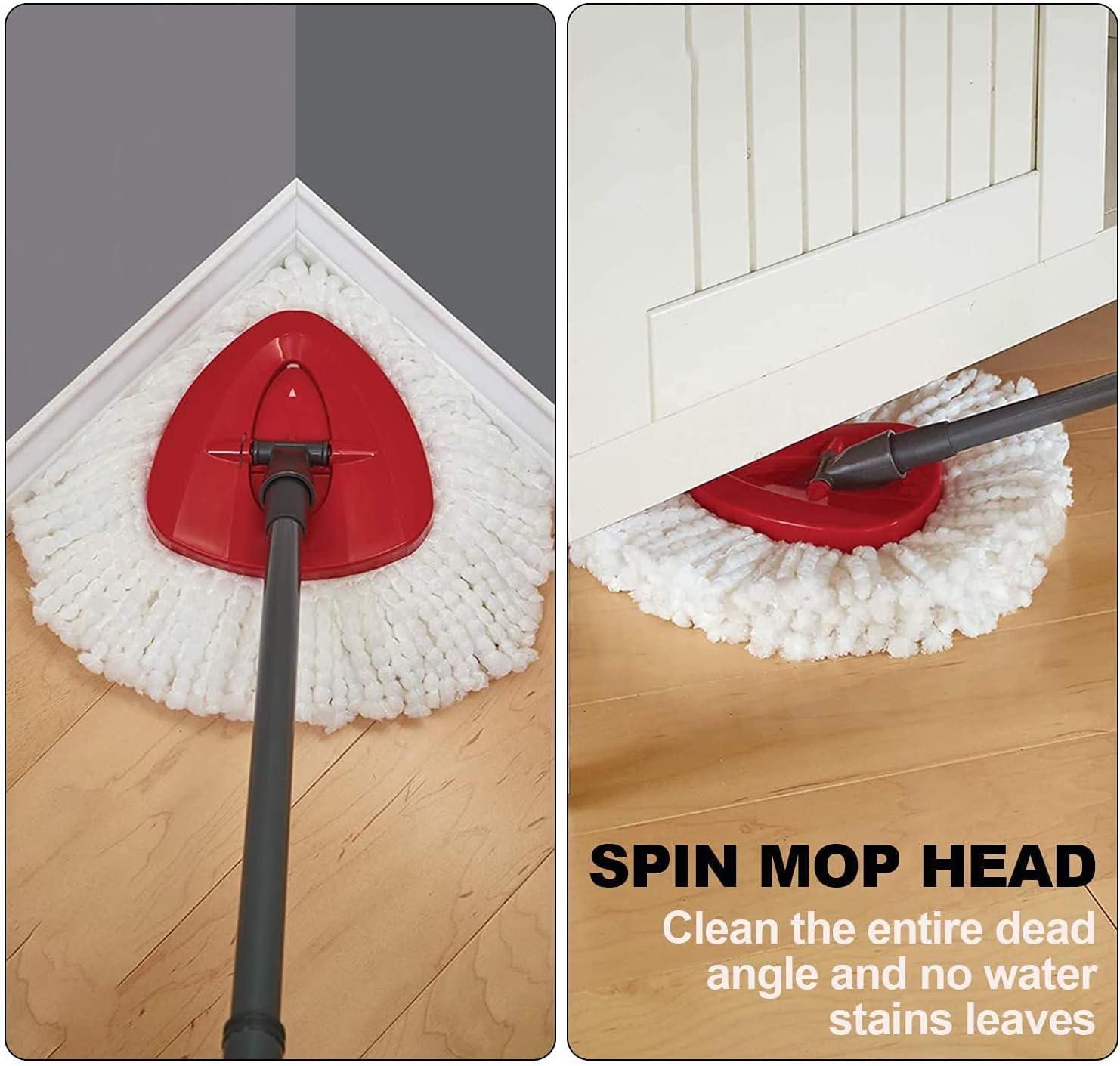 4Pack Microfiber Spin Mop Head Replacements for O Cedar Spin Mop