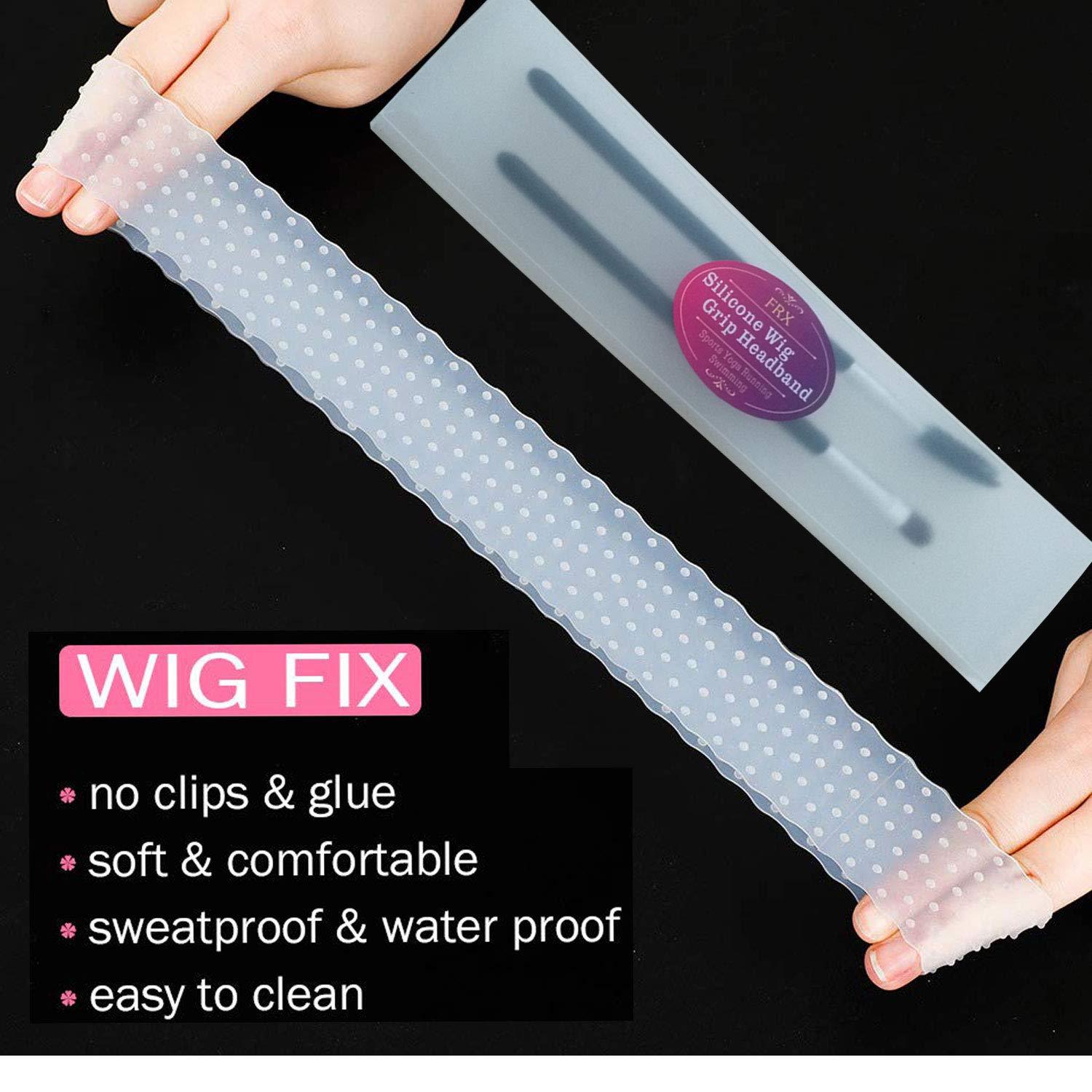 1 piece Quality transparent silicone headband for wear wig soft hair band  wig grip for lace
