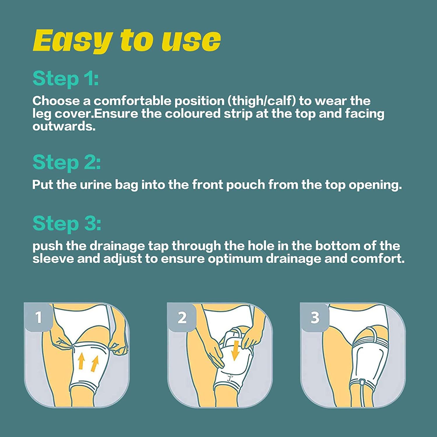 Catheter Leg Bag Holder Urine Bag Leg Sleeve Drainage Bag Covers