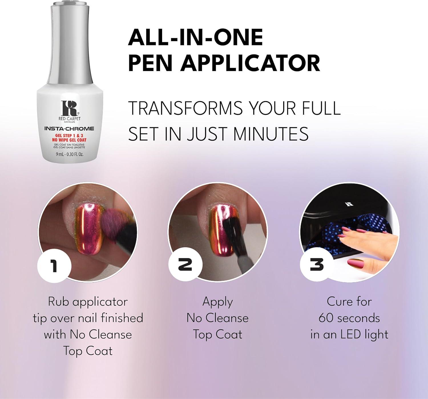 Red Carpet Manicure Insta-Chrome Pens (Pen Pink Opal) Buy Now