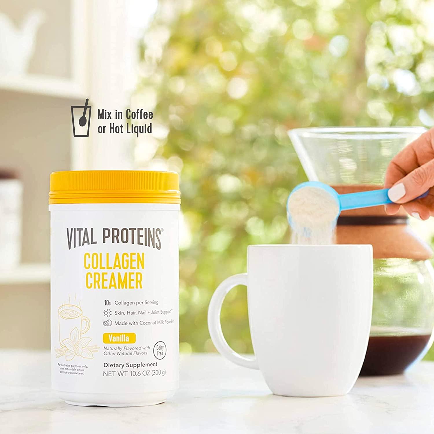 Vital Proteins Collagen Coffee Creamer, Nondairy & Low Sugar Powder