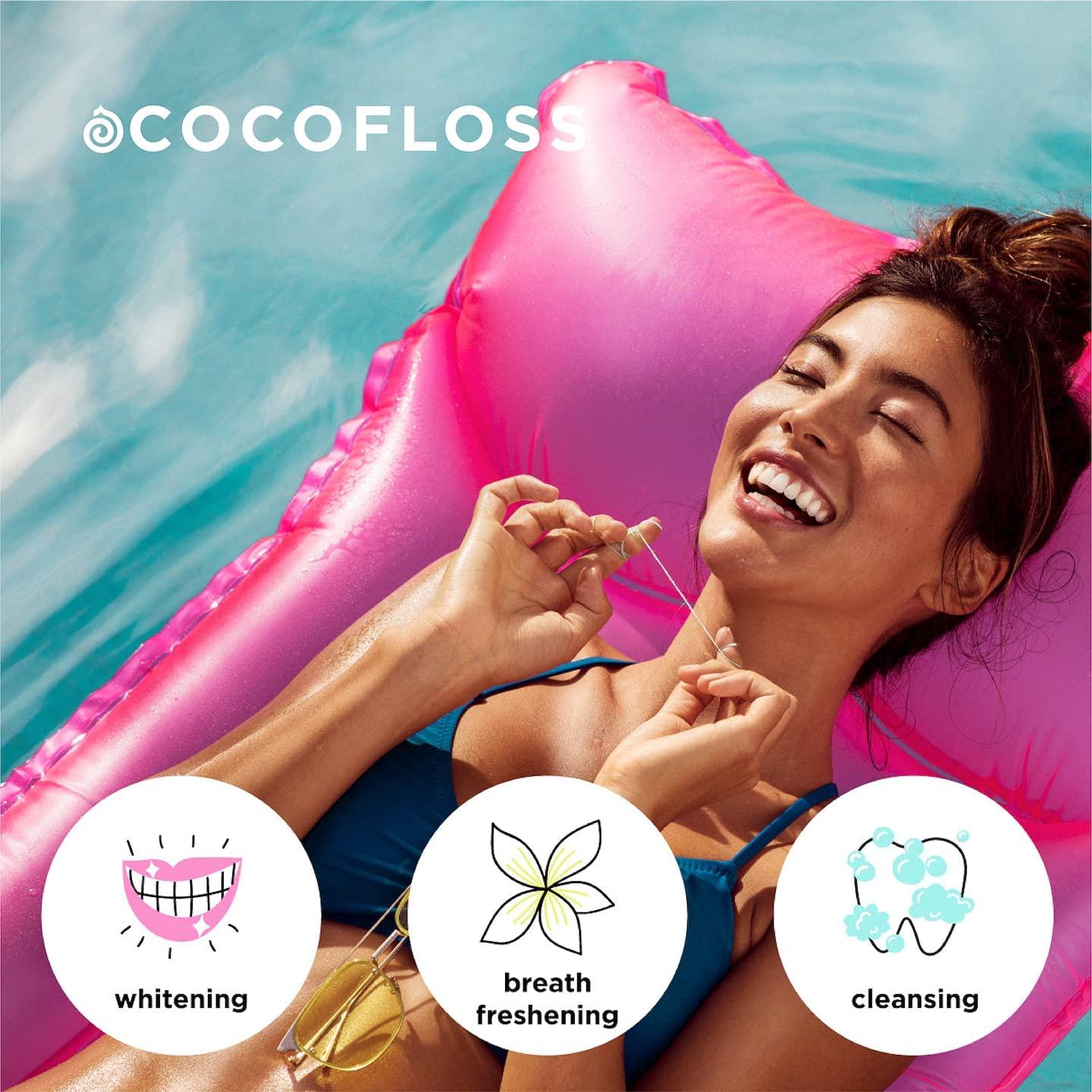 COCOFLOSS Cara Cara Orange Dental Floss Vegan & CrueltyFree 2