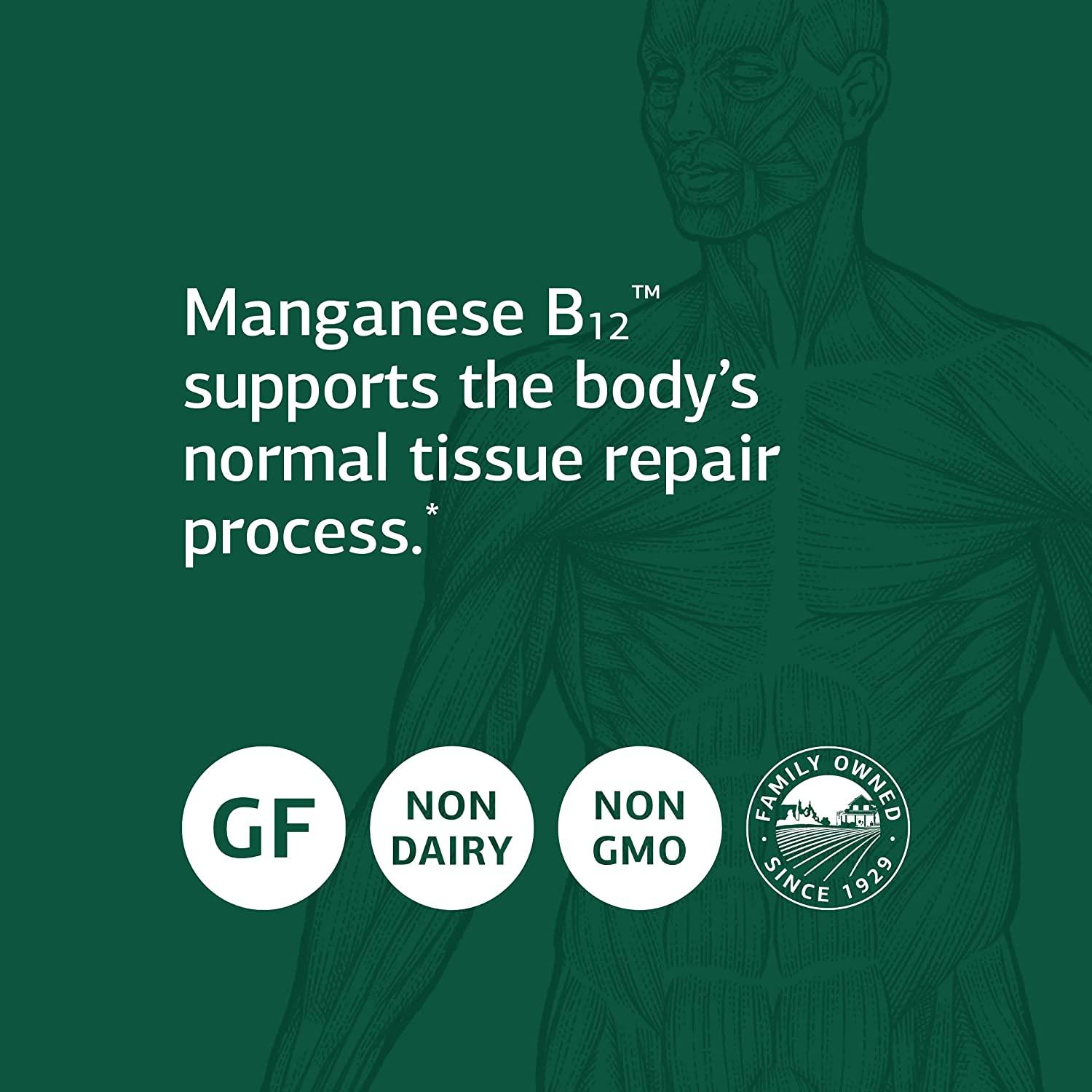 Standard Process Manganese B12 Whole Food Hemoglobin and Antioxidant
