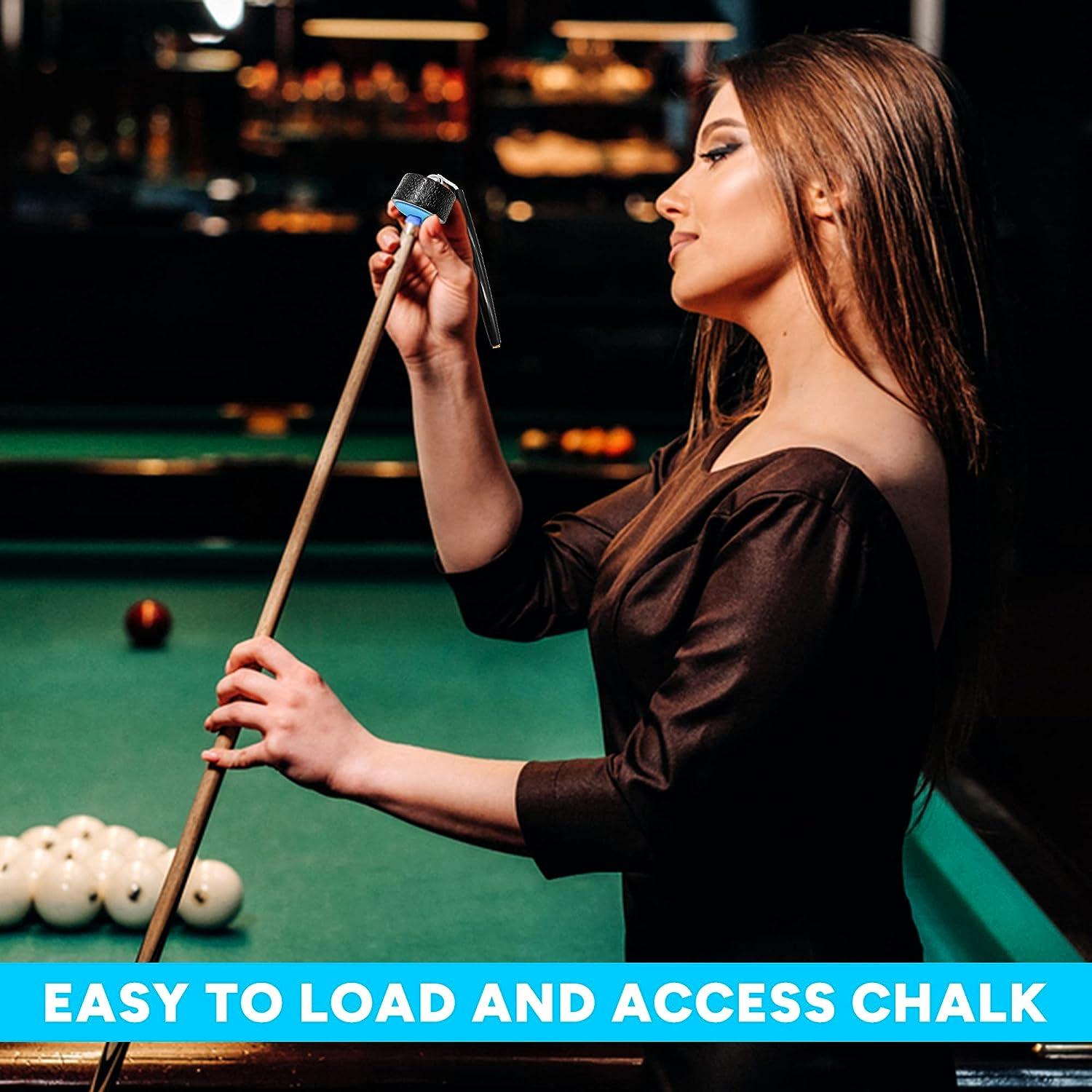 Pool Chalk Holder, Chalk Holder For Billiards, Pool Cue Chalk Holder,  Portable Pocket Pool Stick Chalk Holder, Billiards Cue Snooker Accessories  for