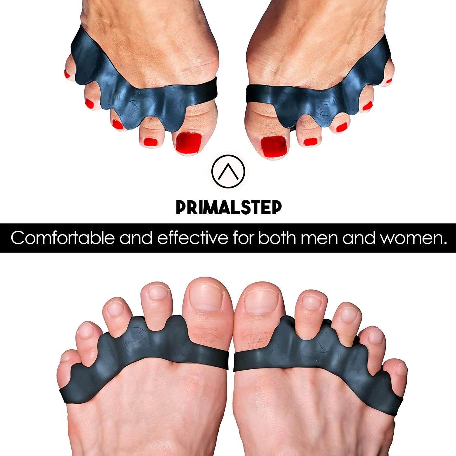 PrimalStep Toe Separators to Correct Foot and Bunion Pain, Plantar