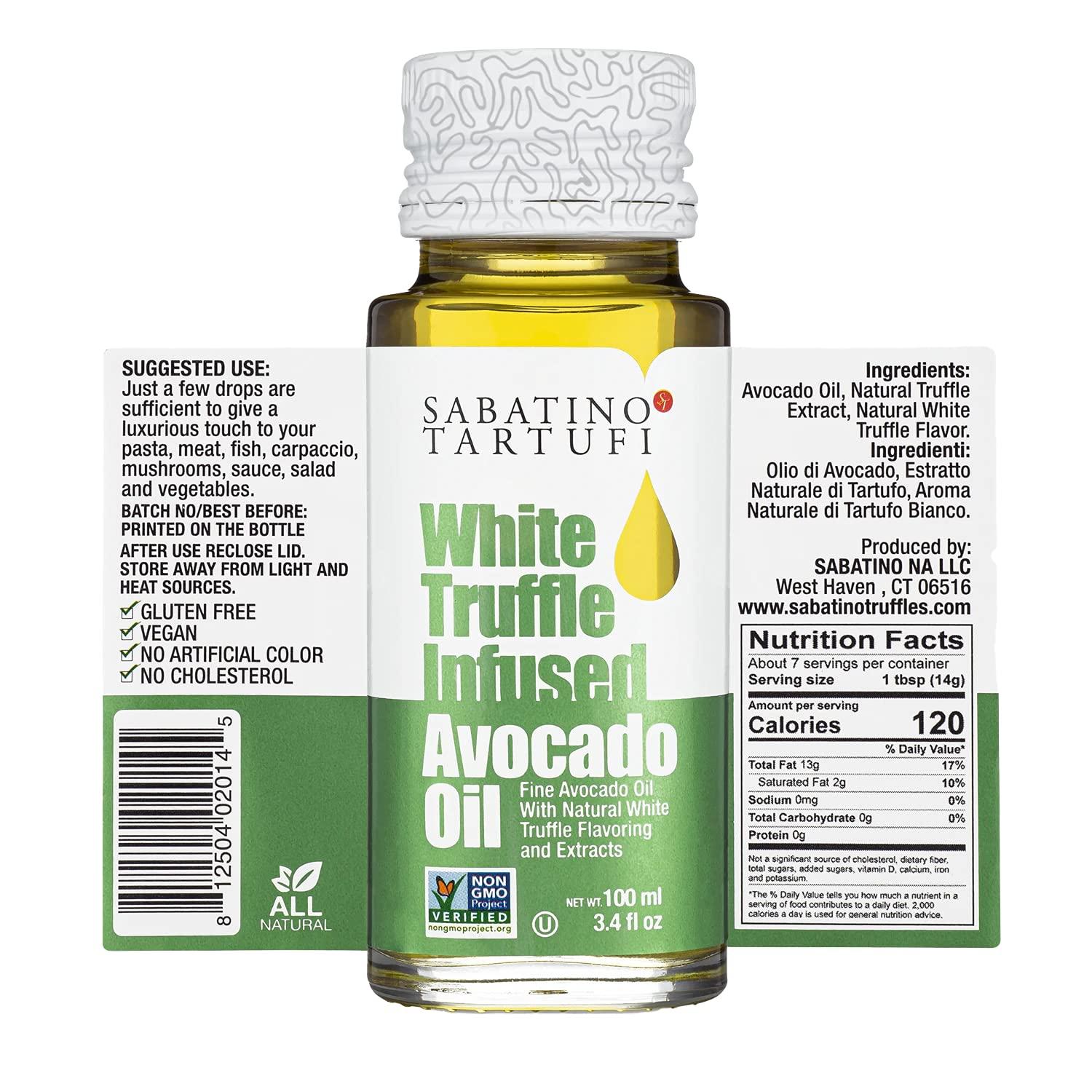 Sabatino Tartufi, White Truffle Avocado Oil, The Worlds First White