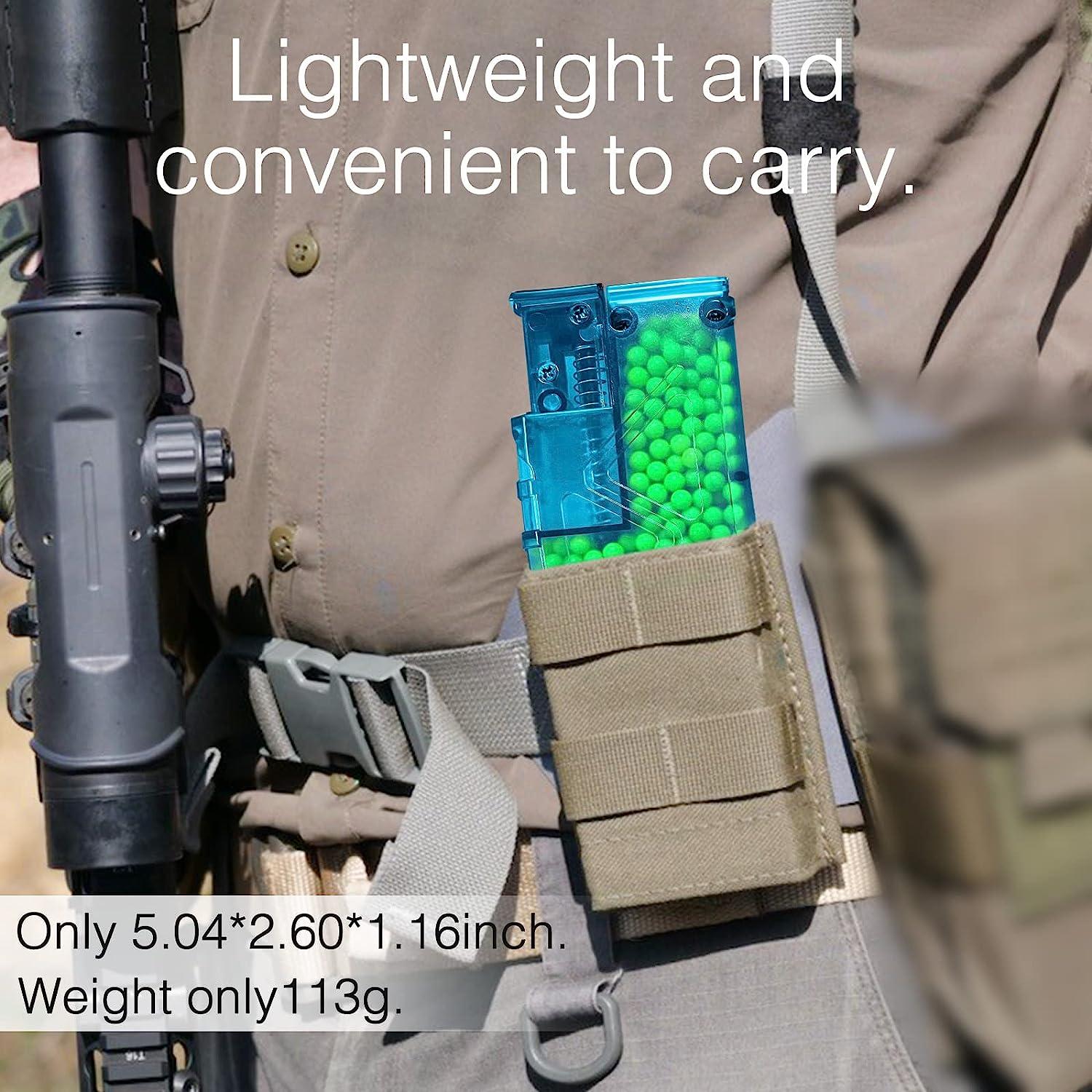 Ludex Speed Loader for 6mm Airsoft BBS Pellet, 500 Rounds Large