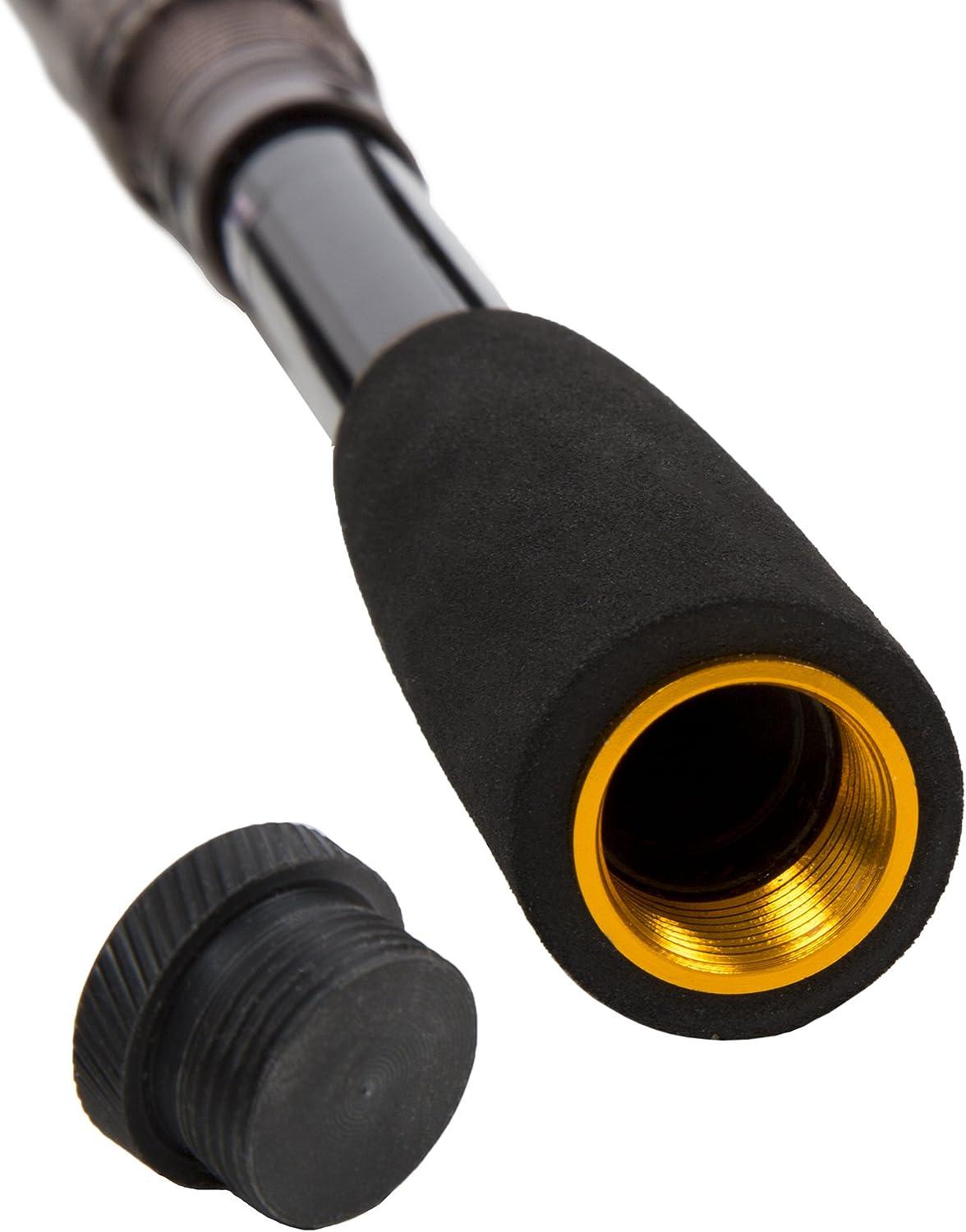 Fiberglass Fishing Rod Portable Telescopic Pole with Size 20 Spinning