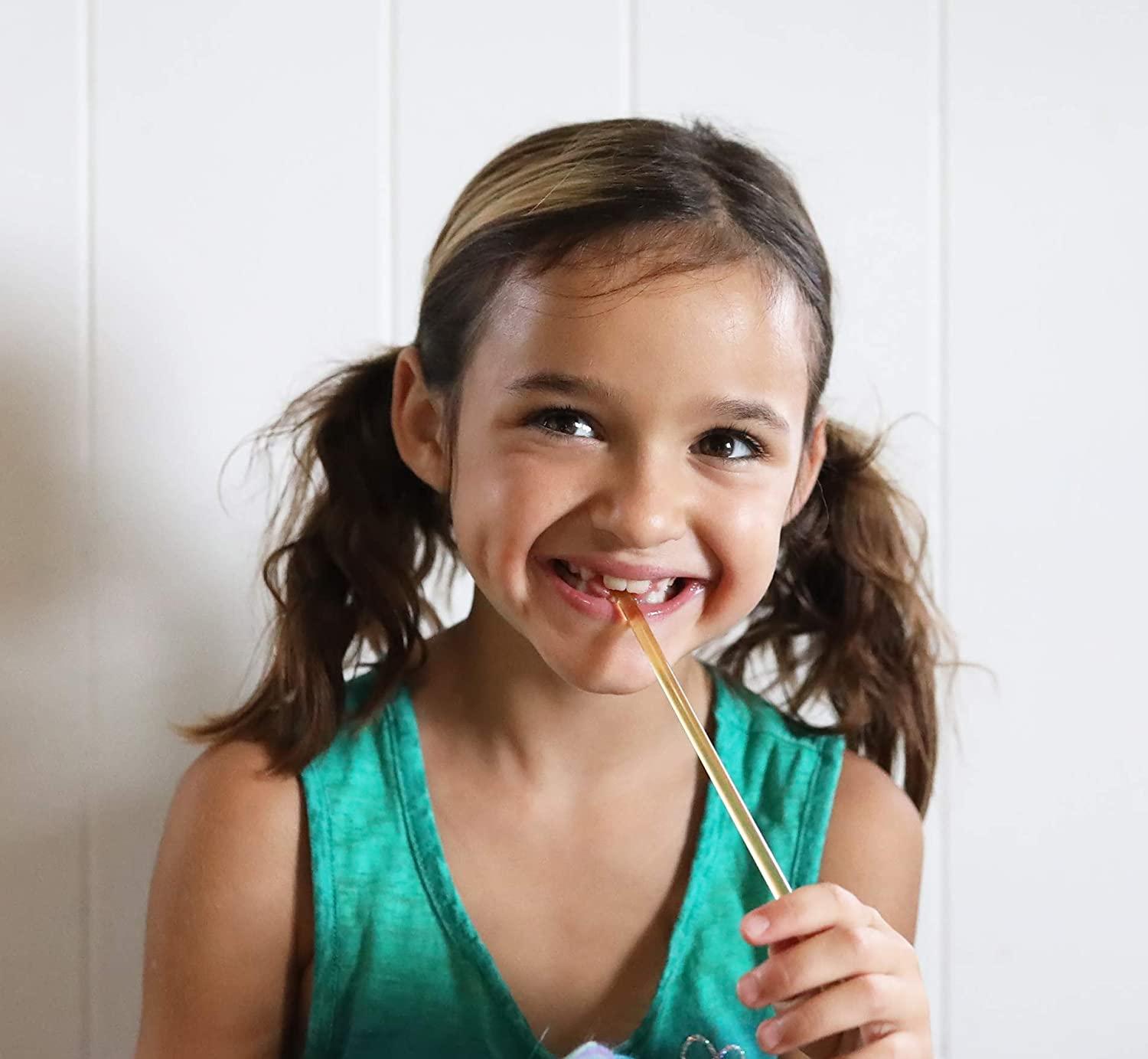 Honey Acres' Raw Unfiltered Honey Straws USA Honey Sticks (Clover, 50