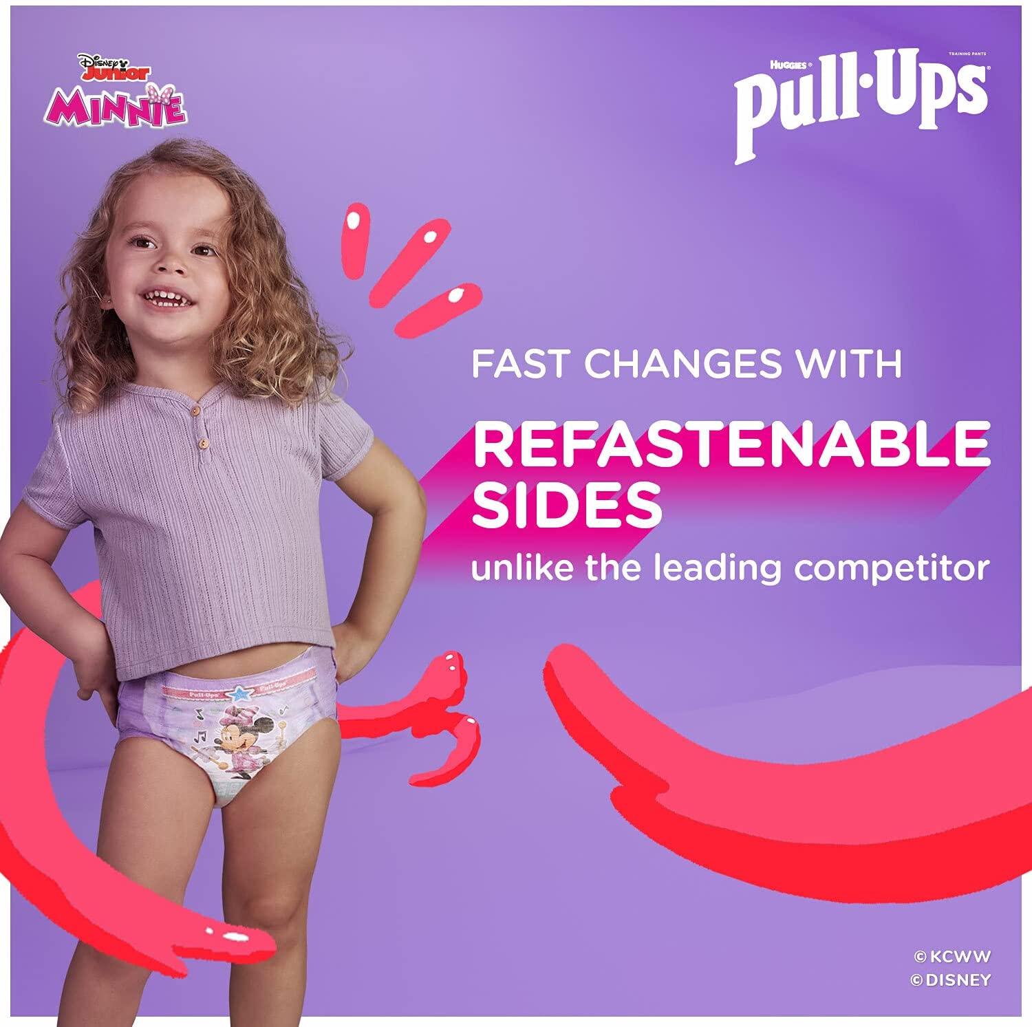 Pull-Ups Girls' Potty Training Pants Training Underwear Size 5, 3T-4T, 66  Ct 66 Count (Pack of 1)