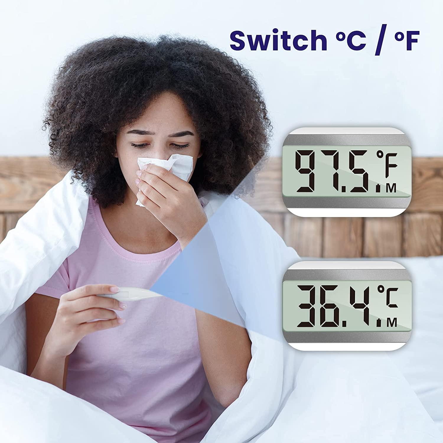 Thermometer for Adults Oral Thermometer for Fever Thermometer with