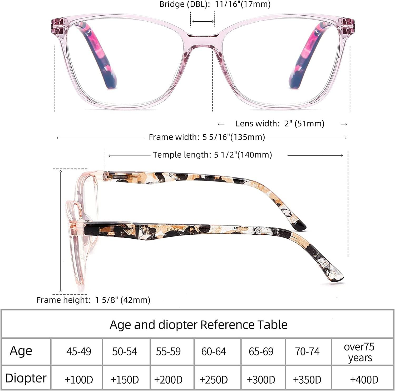 JAWSOCK Pack Blue Light Blocking Reading Glasses for Women Men