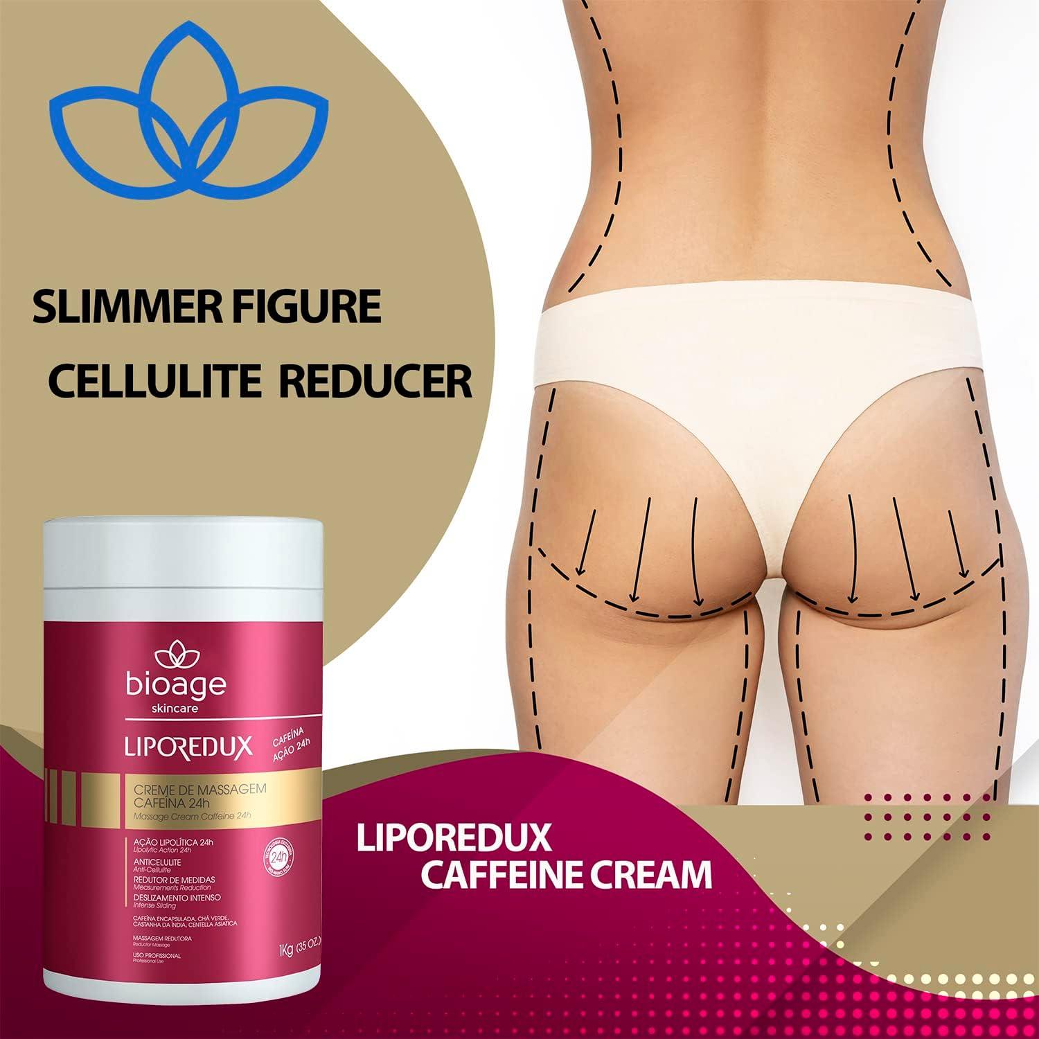 Bioage Liporedux Massage Caffeine Cream 24hrs (35 Oz) - Anti