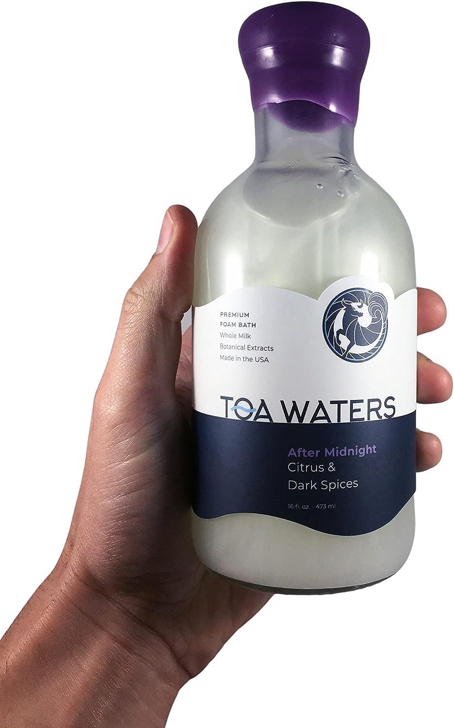 After Midnight Milk Bubble Bath Dark Spices & Citrus Zest by TOA