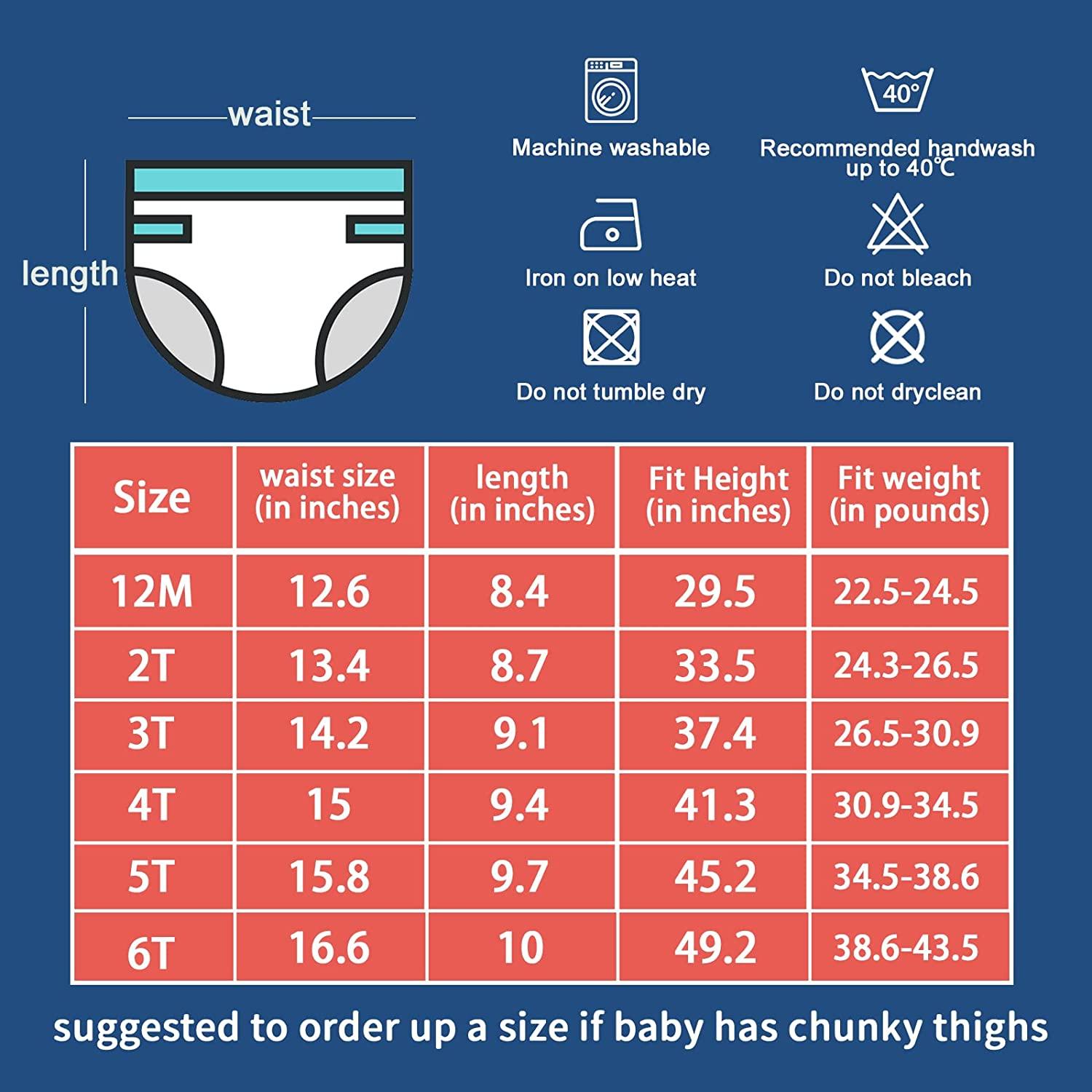 Training Pants Strong Absorbent Toddler Potty Training Underwear