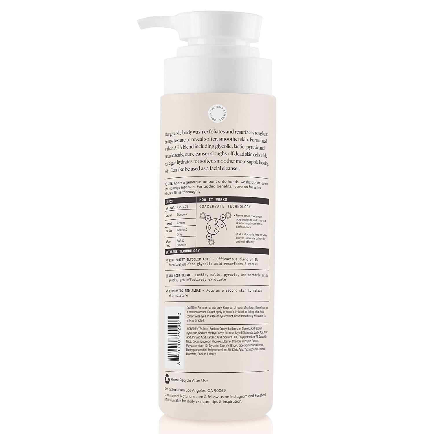 TopRated Smoother Glycolic Acid Exfoliating Body Wash Get Smooth
