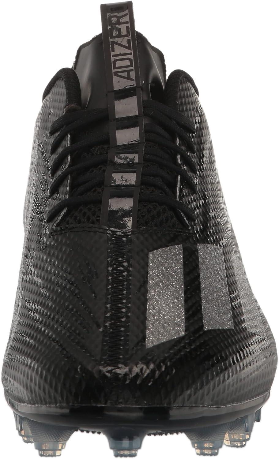adidas Men's Adizero Spark Football Shoe 13 Black/Night Metallic