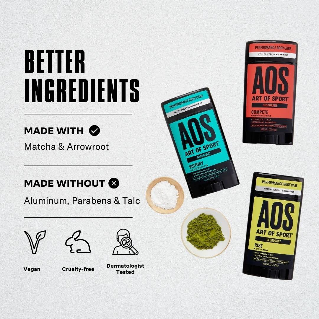 Art of Sport Deodorant Compete Energizing Citrus Citrus, Tea Tree 2