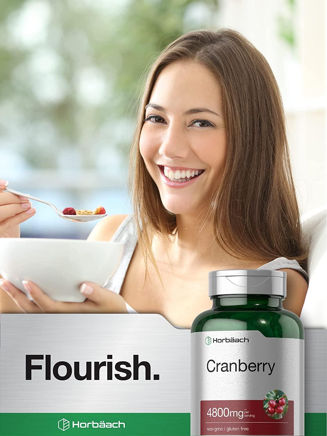Cranberry Supplement 4800mg 300 Softgels NonGMO and Gluten Free