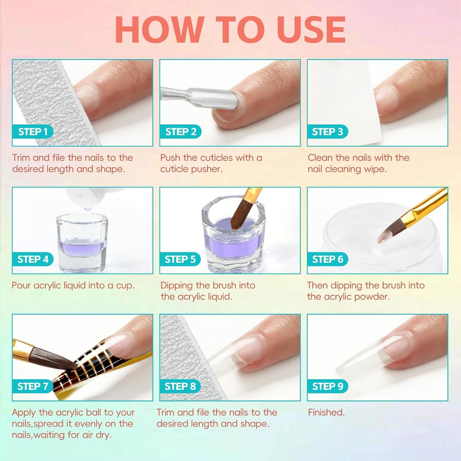 Acrylic Monomer 120Ml Acrylic Liquid Monomer Acrylic Liquid Beginners