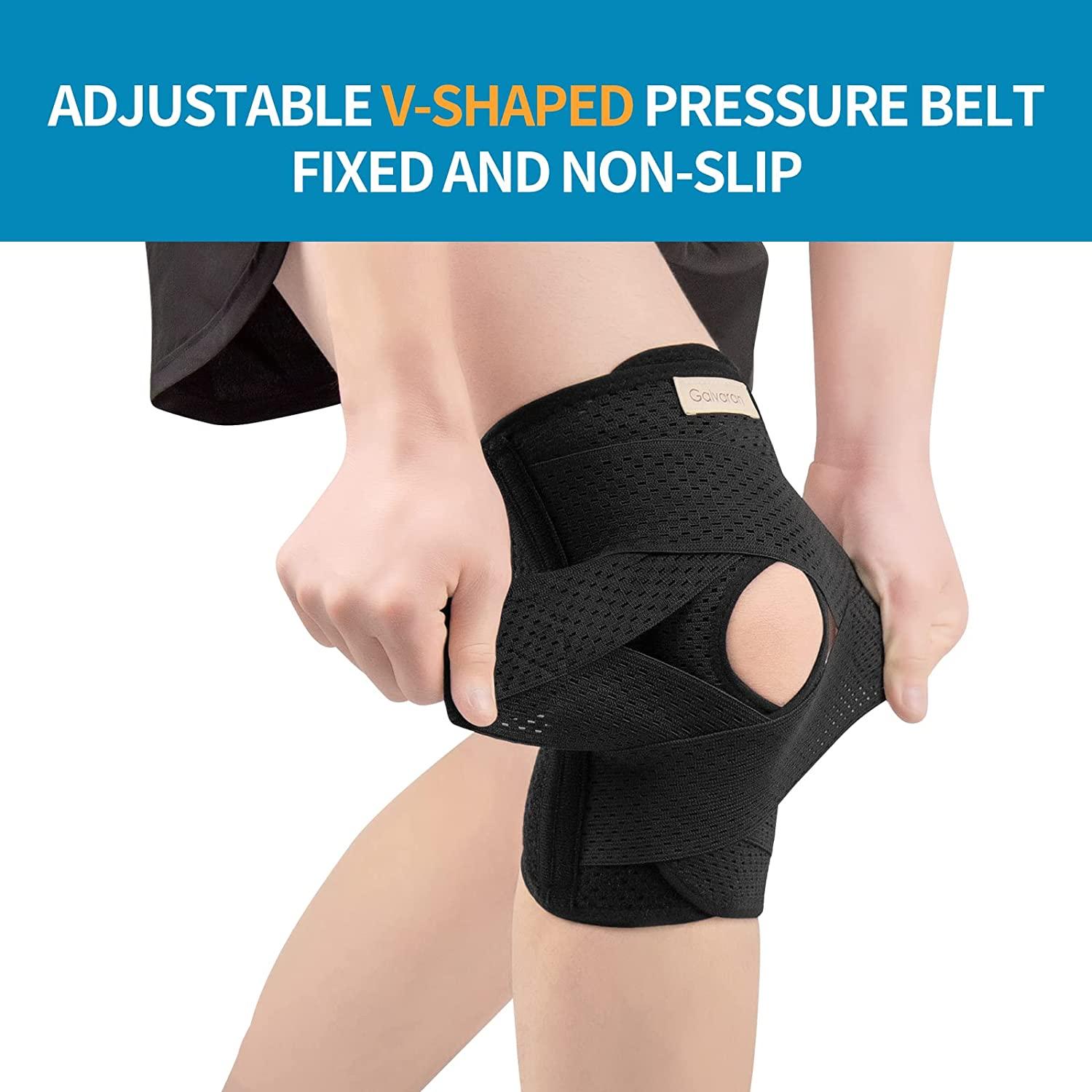 Galvaran Knee Brace with Side Stabilizers for Meniscal Tear Knee Pain