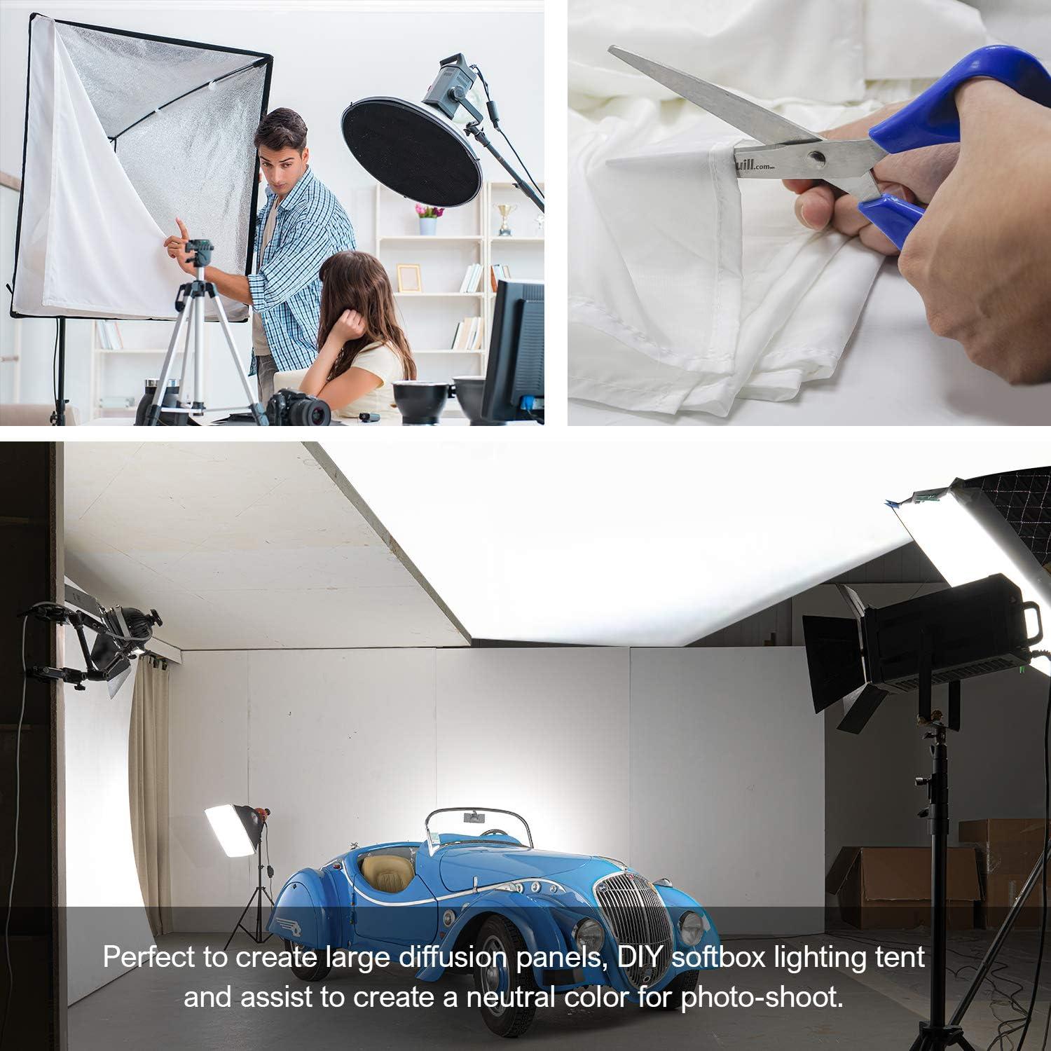Large 20x5ft Light Diffuser Soft Nylon Silk Fabric for DIY Softbox - Main Image