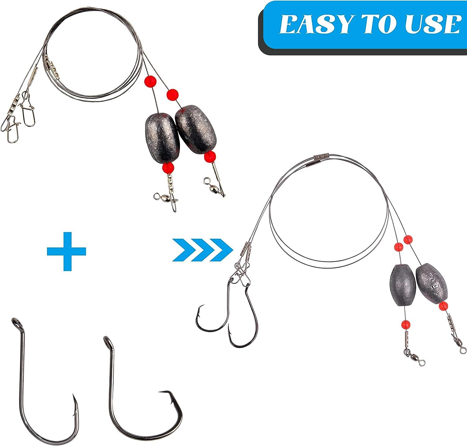 Saltwater Surf Fishing Rigs Carolina, Flounder, Snook, Snapper