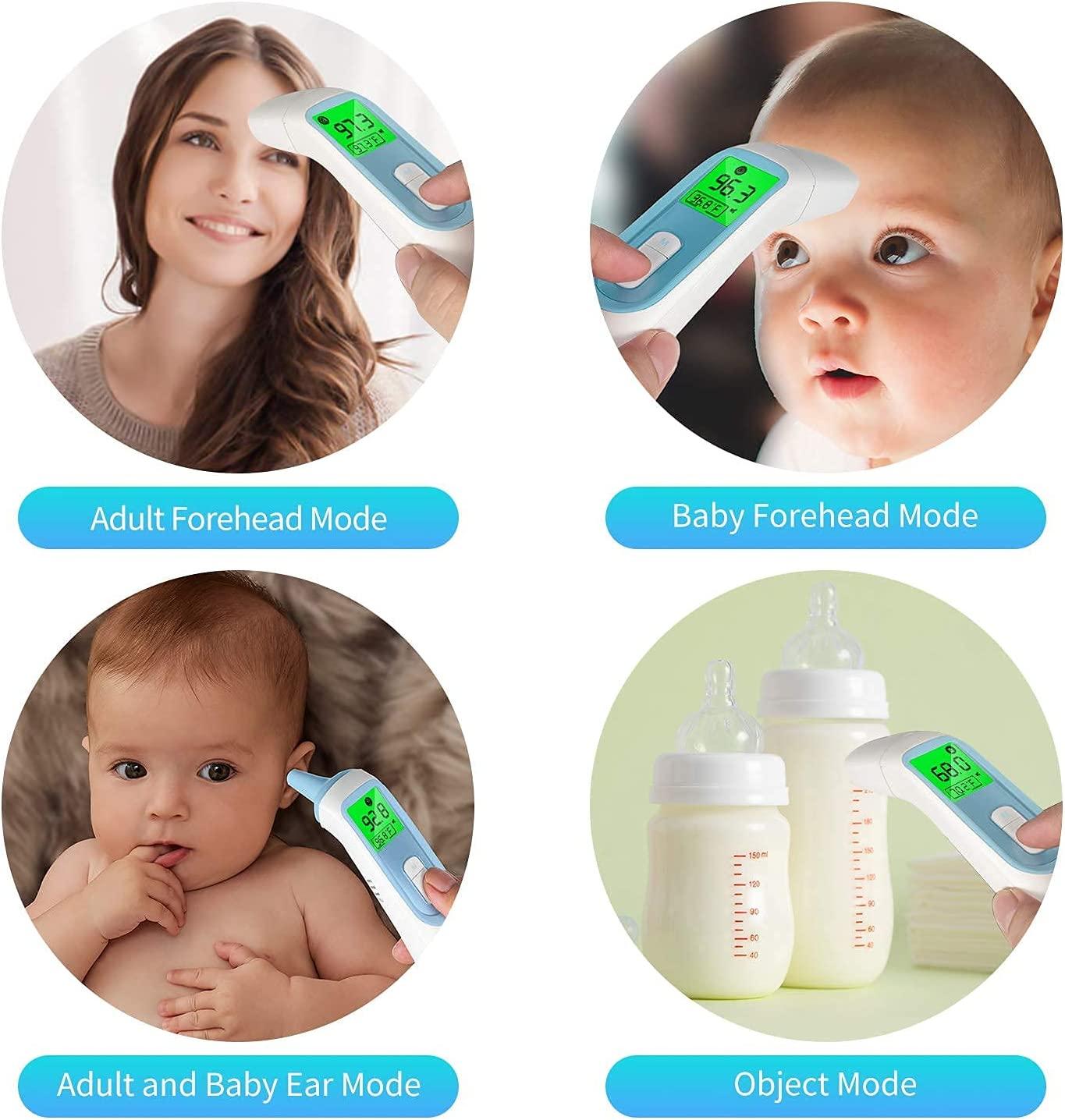 ELERA Ear Thermometer for Baby Infrared Forehead & Ear, 1s Reading