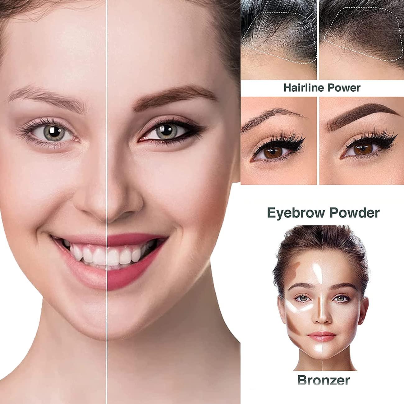 Eyebrow Stamp Stencil kit Ksndurn Dark Brown Eyebrow Stamp Eyebrow