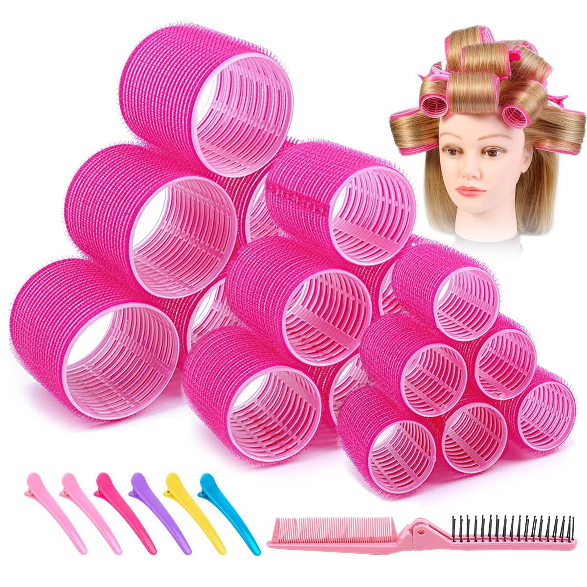 Self Grip Hair Curler Rollers Set 31Pcs Hair Roller For Long Medium