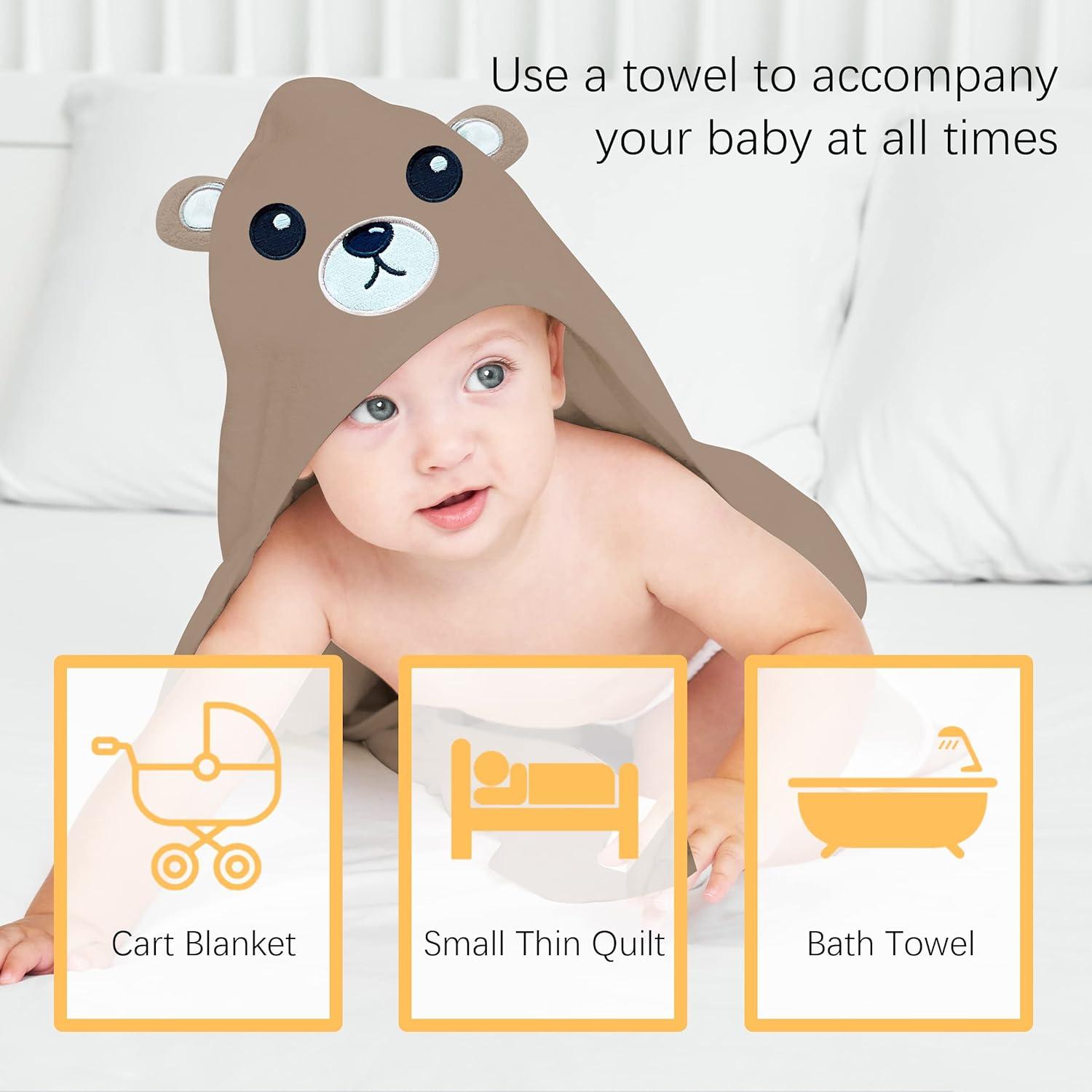 Pack Baby Hooded Bath Towel 24 Washcloth Set Baby Registry