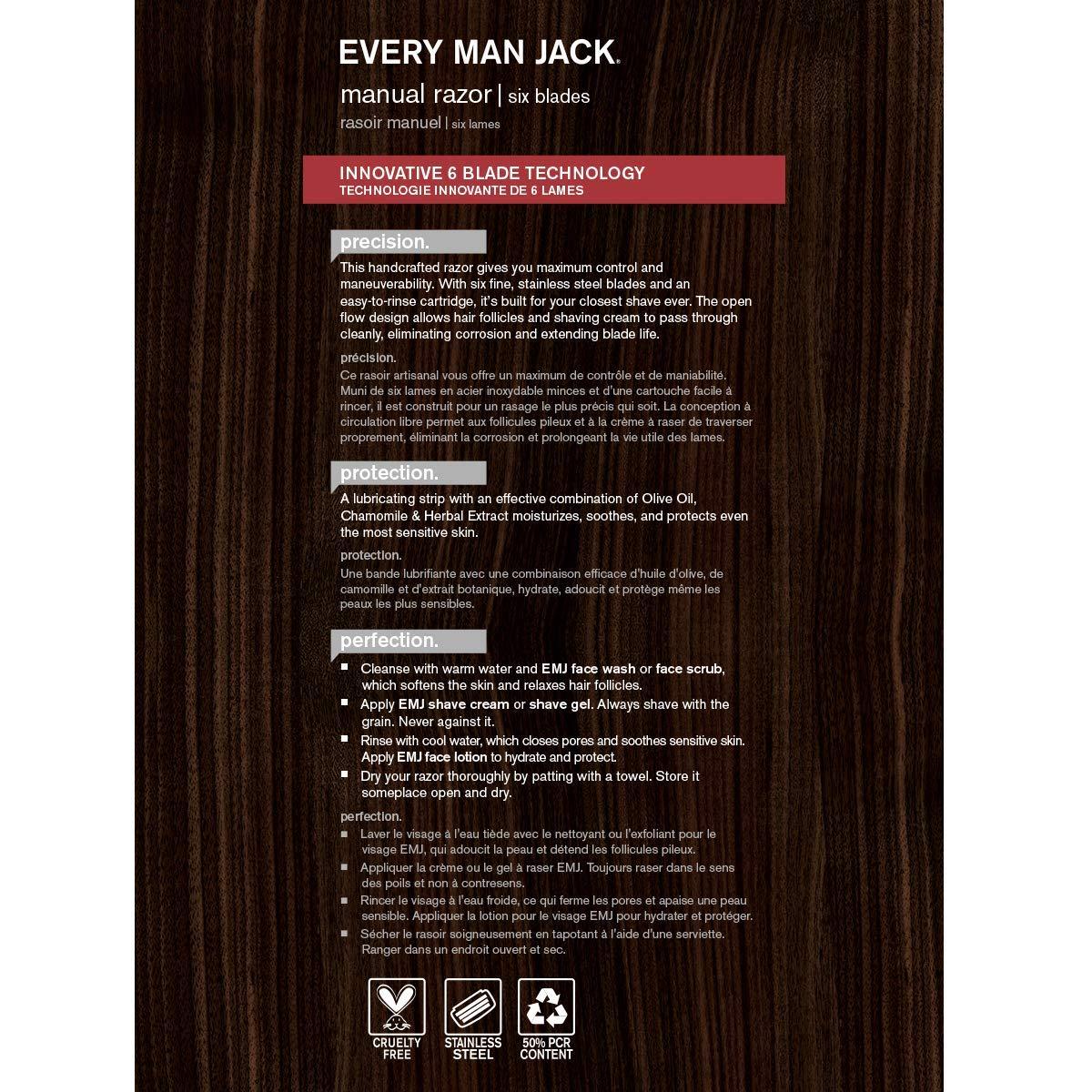Every Man Jack Manual Razor Black