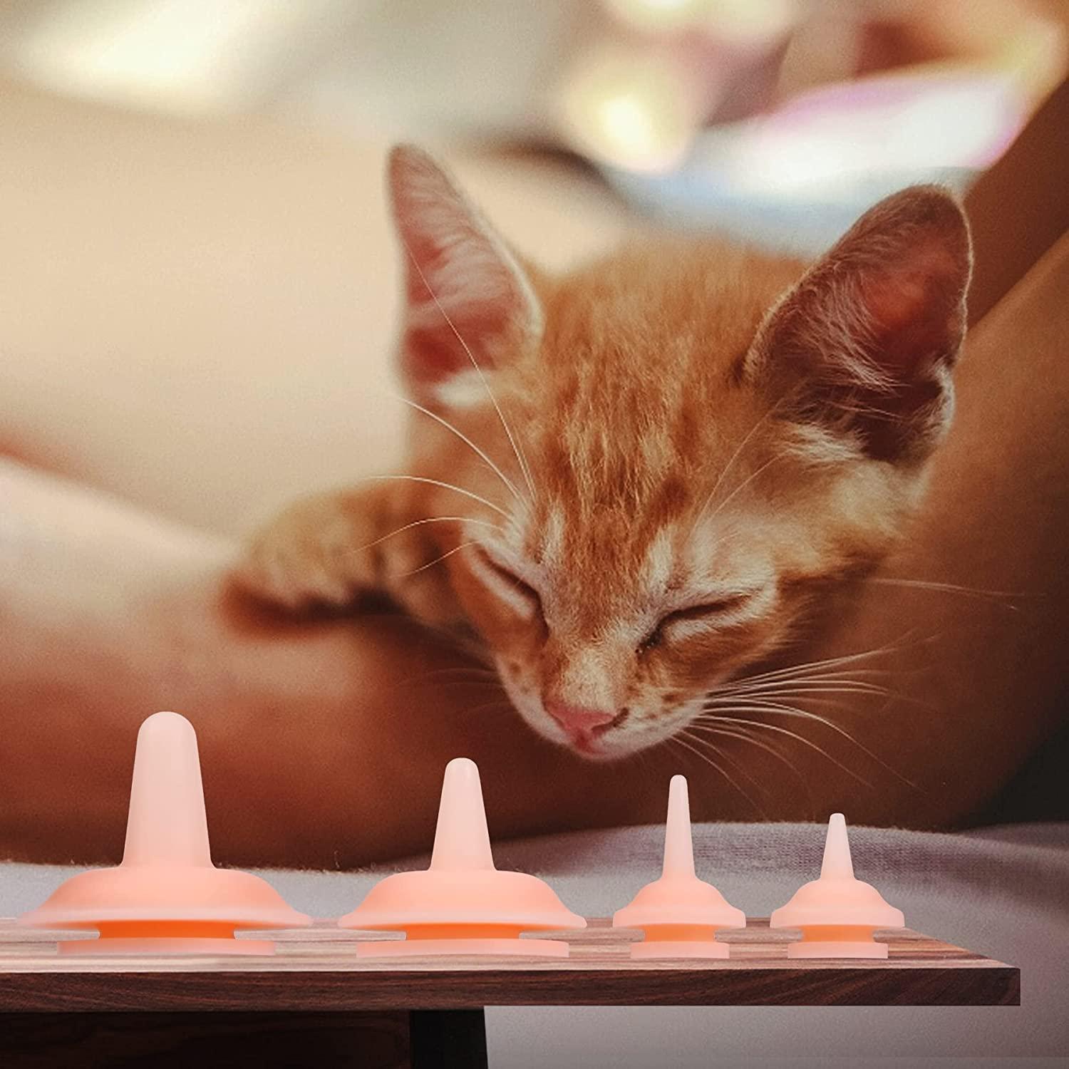 Pet Feeding Nipple for Kitten and Puppy Silicone Feeding Pacifier for