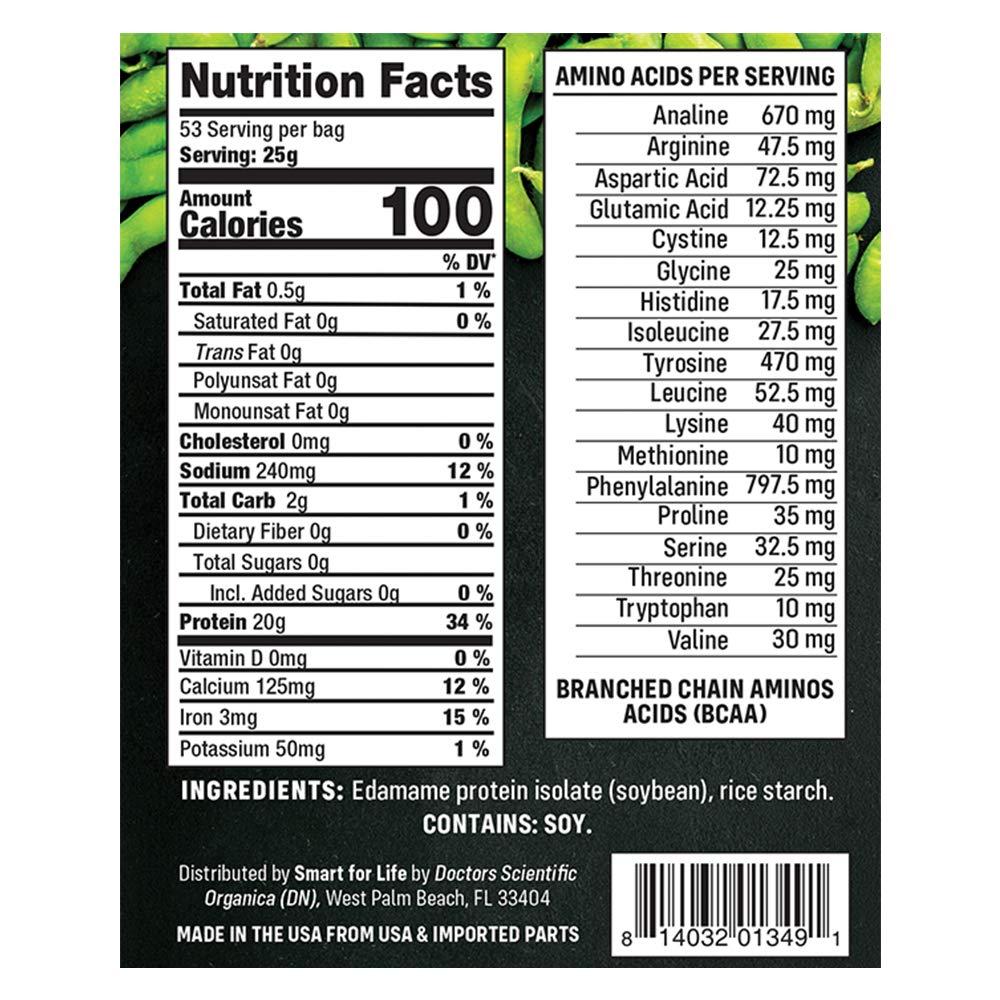 Smart for Life Soy Protein Puffs from Edamame High Protein Zero Sugar
