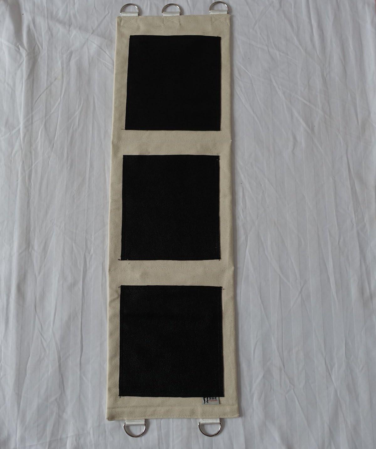 Wing Chun Canvas Wall Punching Bag Empty with 3 Section PU
