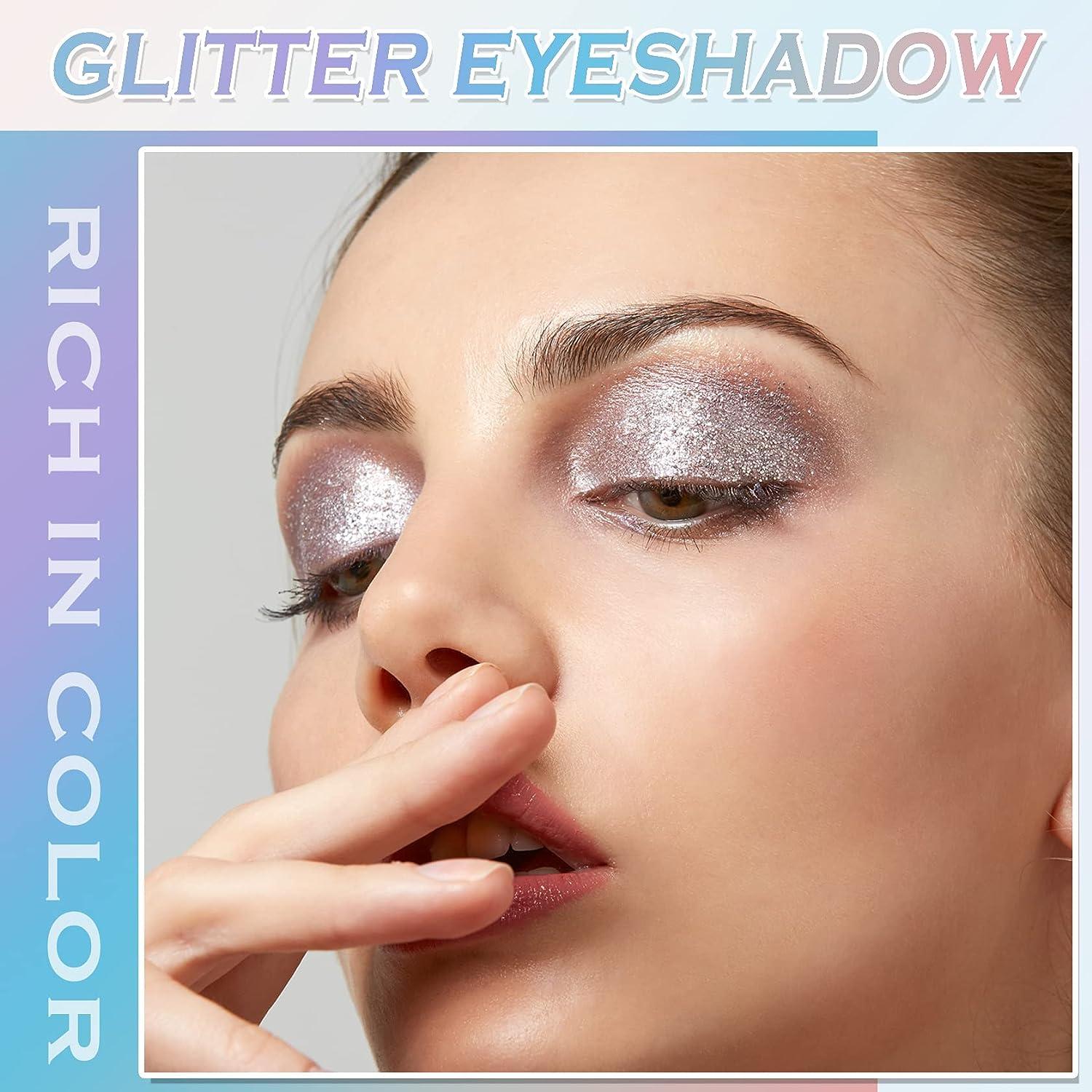 NVLEPTAP 15 Colors Glitter Eyeshadow Palette Eye Glitter Makeup Palette